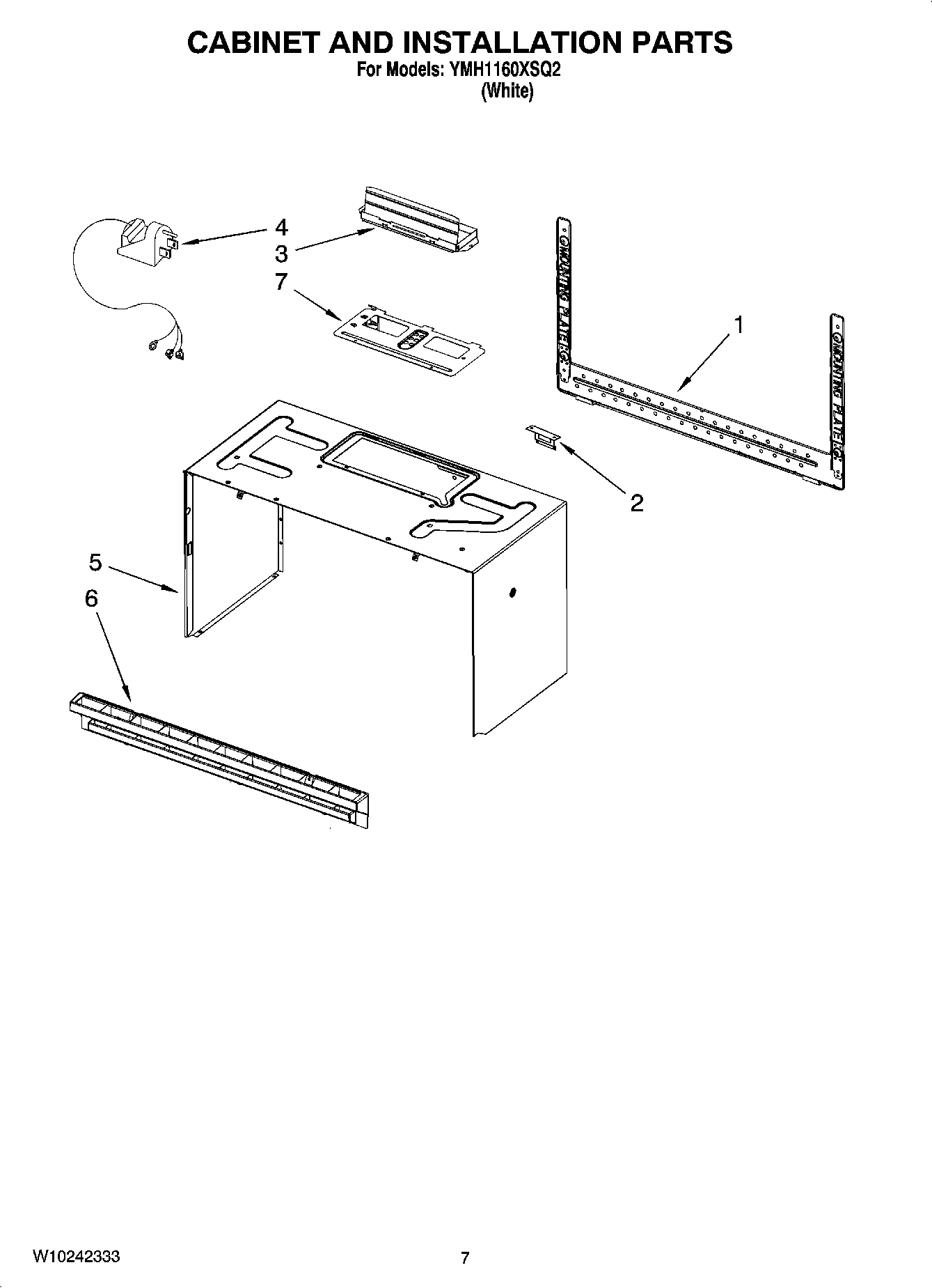 06 - CABINET AND INSTALLATION PARTS