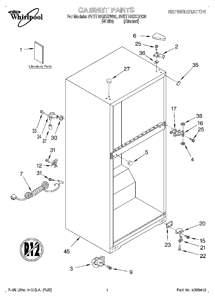 01 - CABINET, LITERATURE