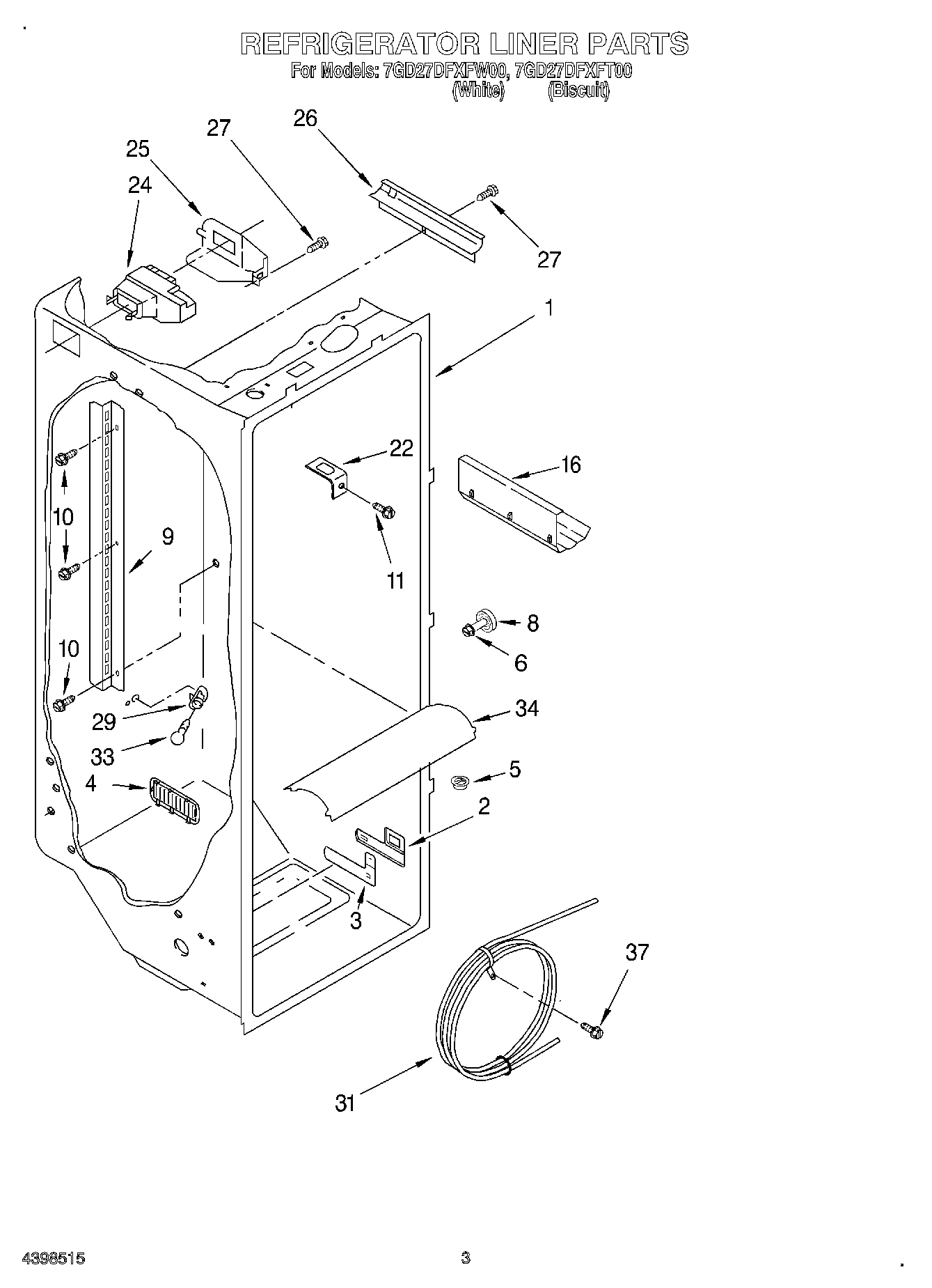 02 - REFRIGERATOR LINER