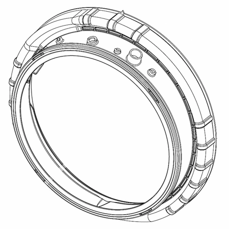 DC64-02792D Samsung Door Diaphragm Assembly f