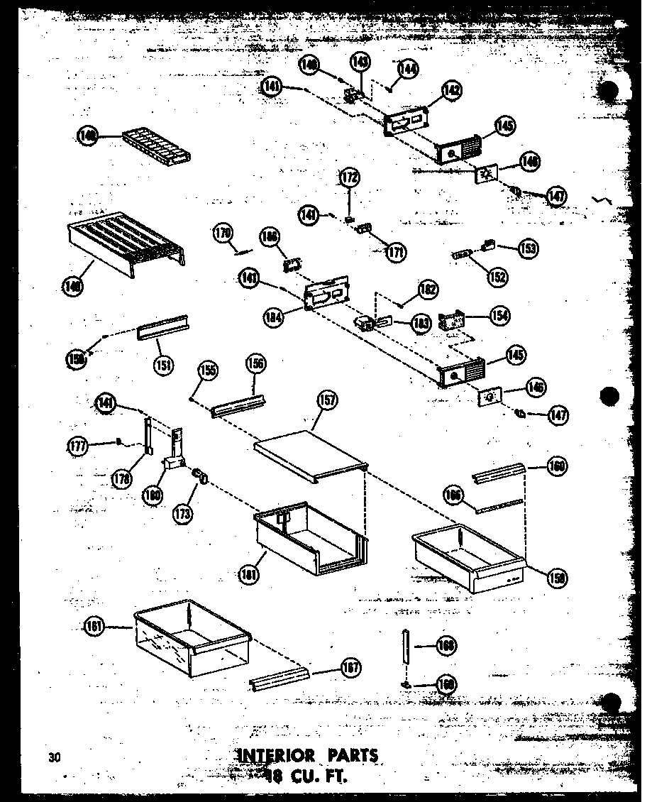 06 - INTERIOR PARTS 18 CU. FT.