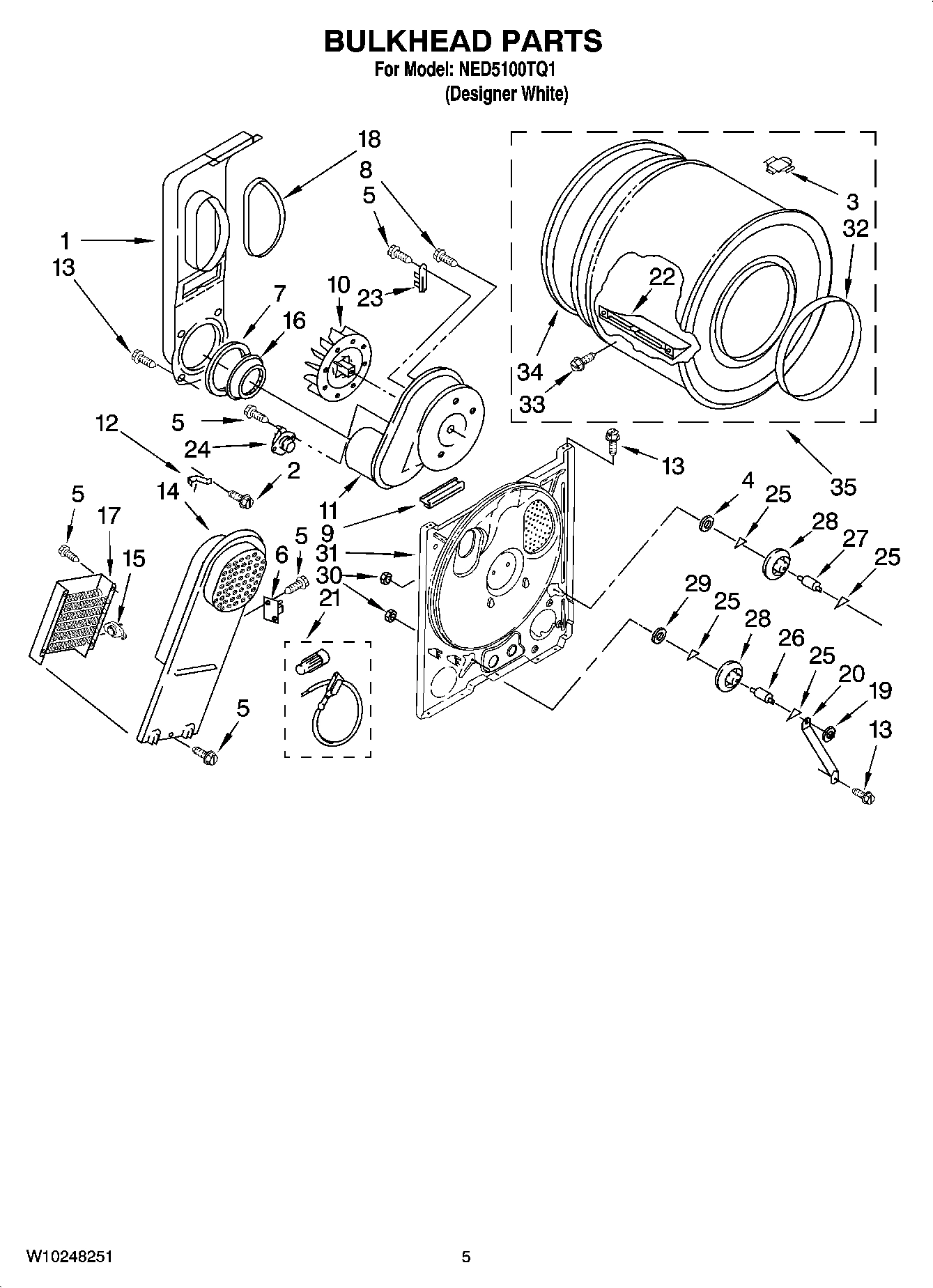 03 - BULKHEAD PARTS, OPTIONAL PARTS (NOT INCLUDED)
