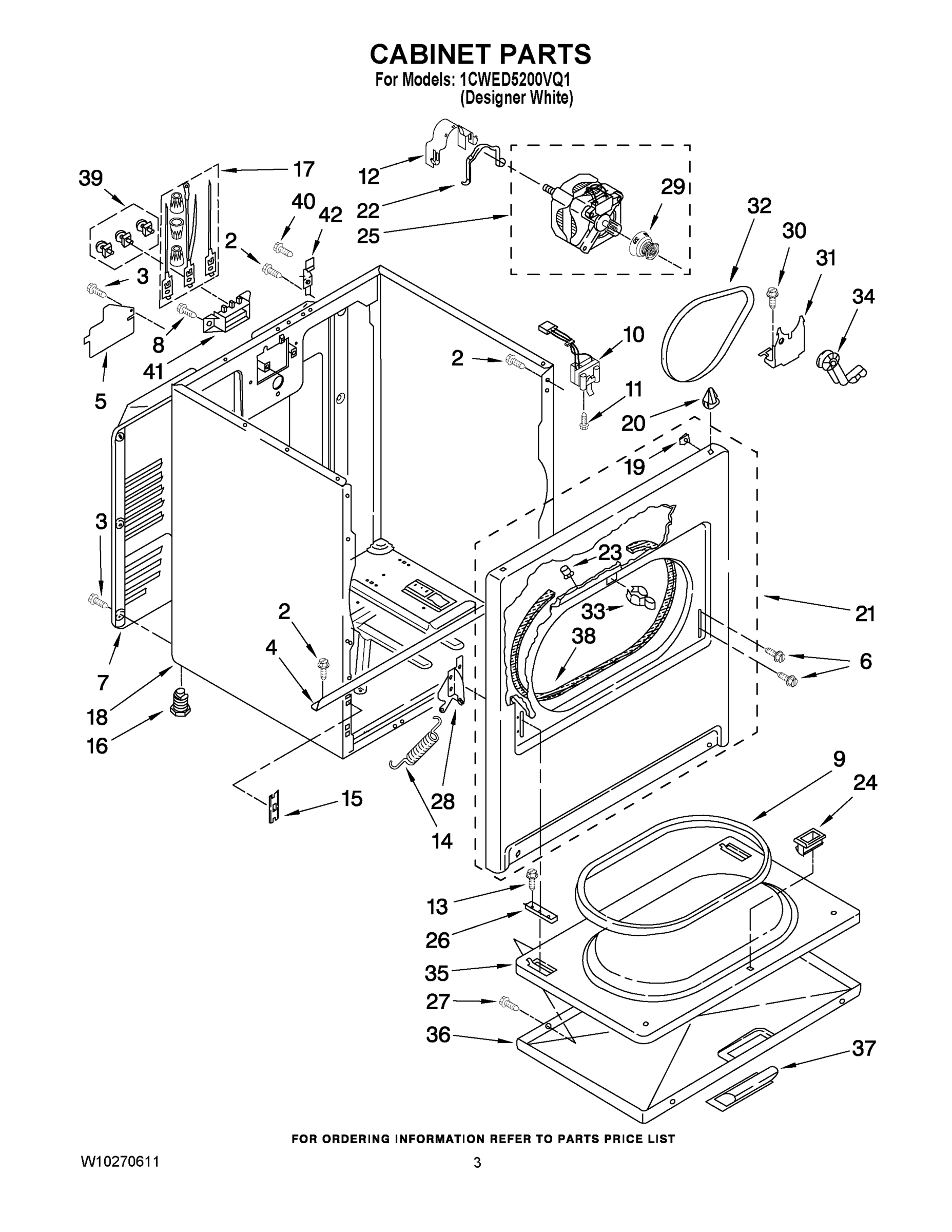 02 - CABINET PARTS