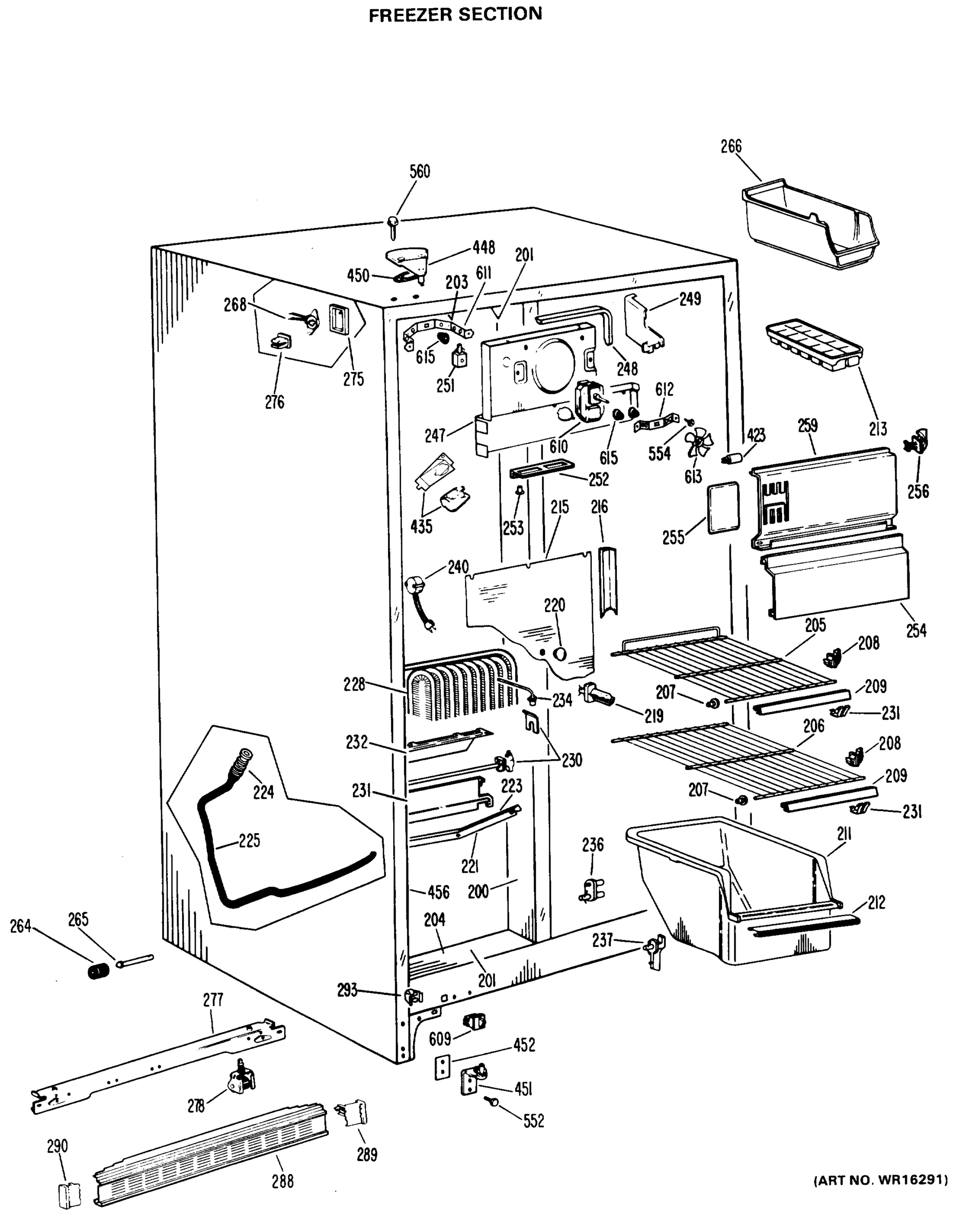 FREEZER SECTION