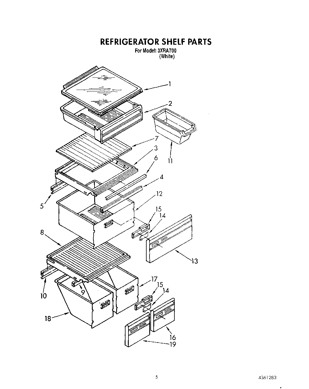 05 - REFRIGERATOR SHELF