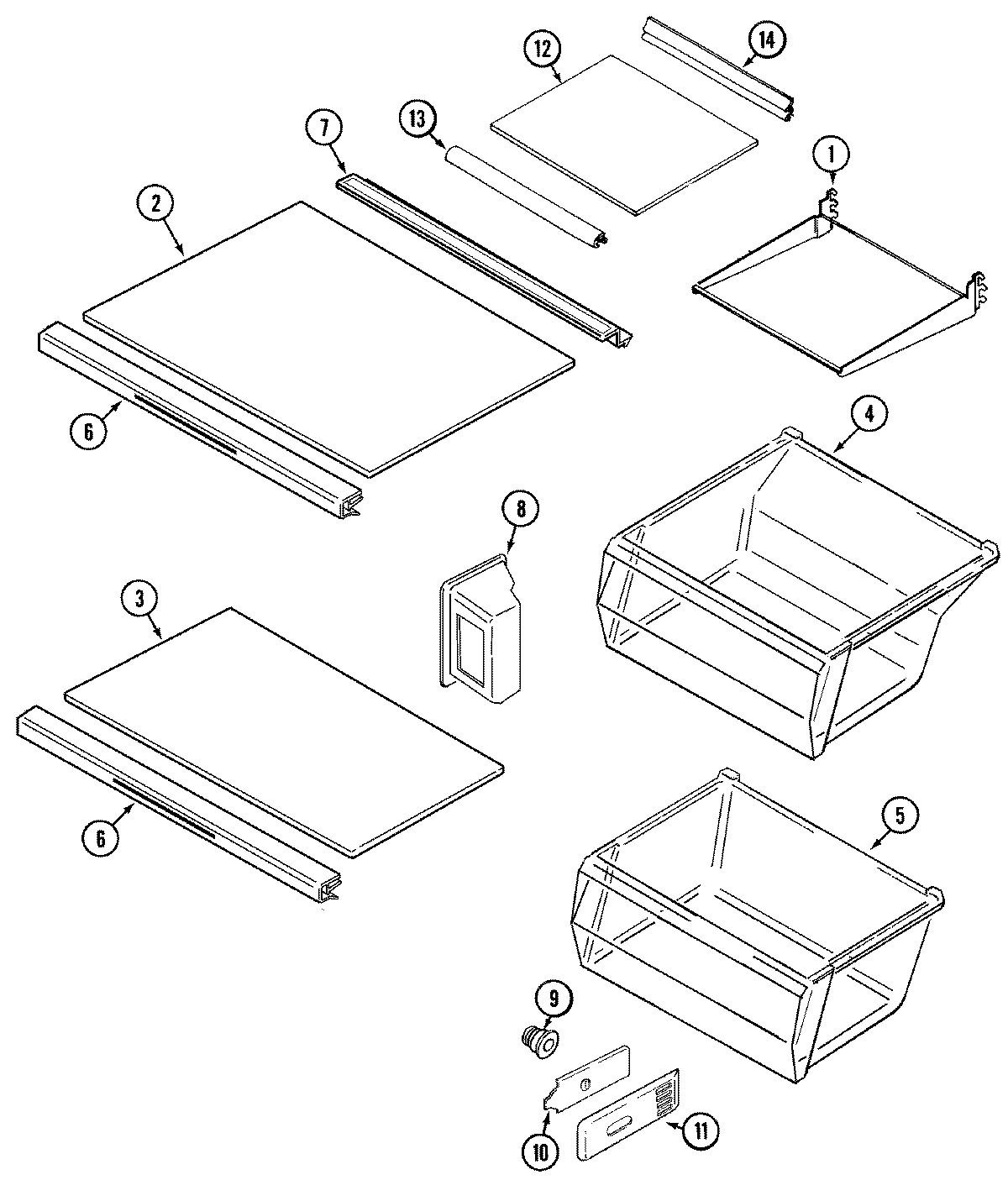 11 - SHELVES & ACCESSORIES