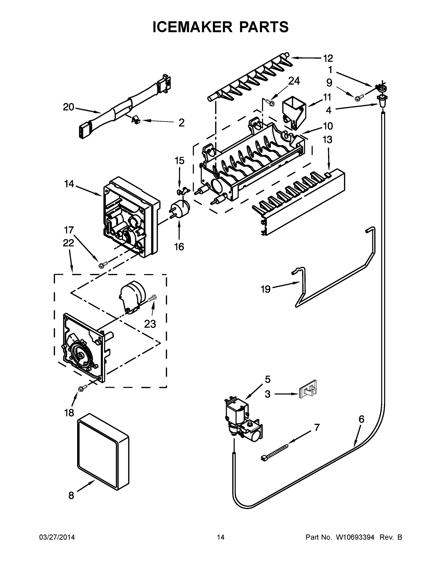 08 - ICEMAKER PARTS