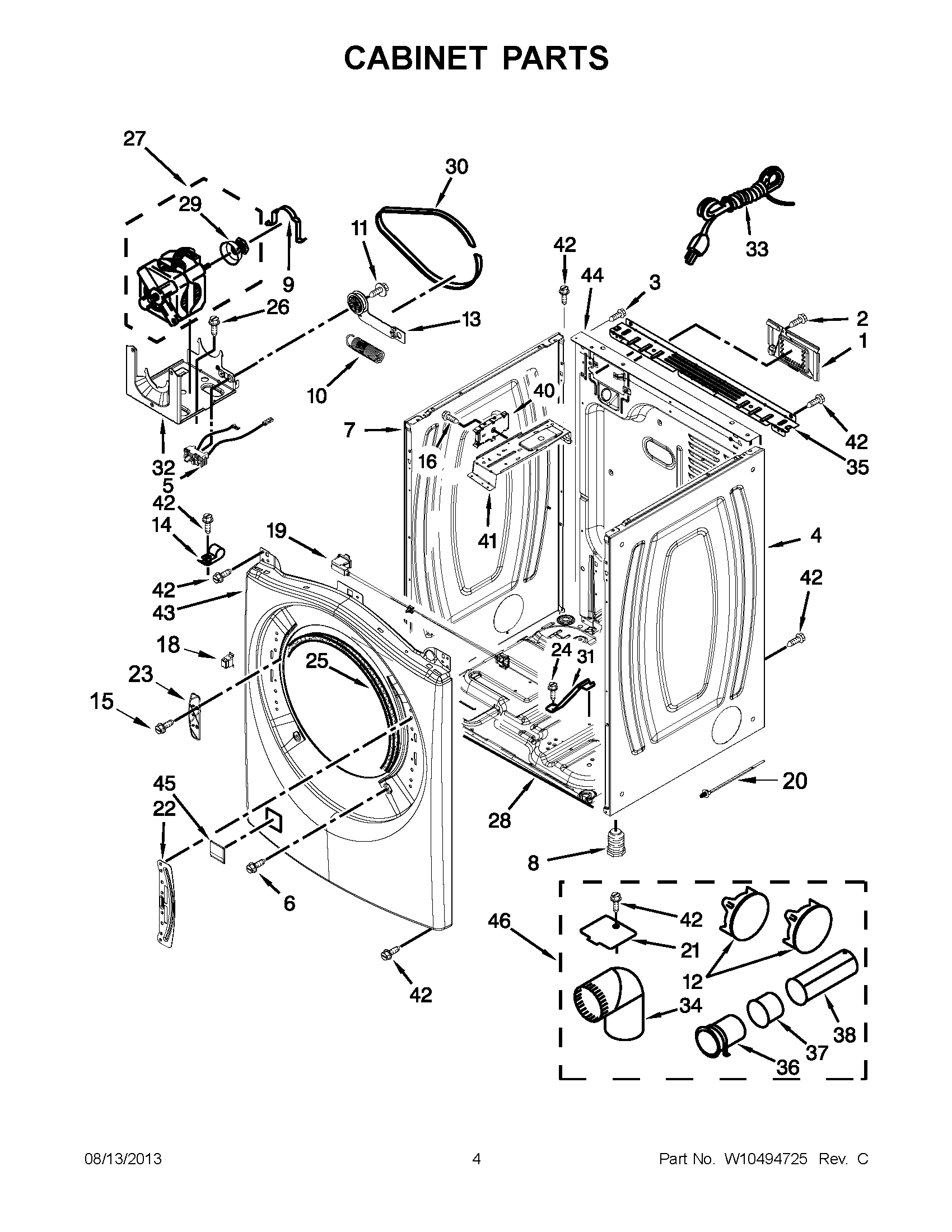 02 - CABINET PARTS
