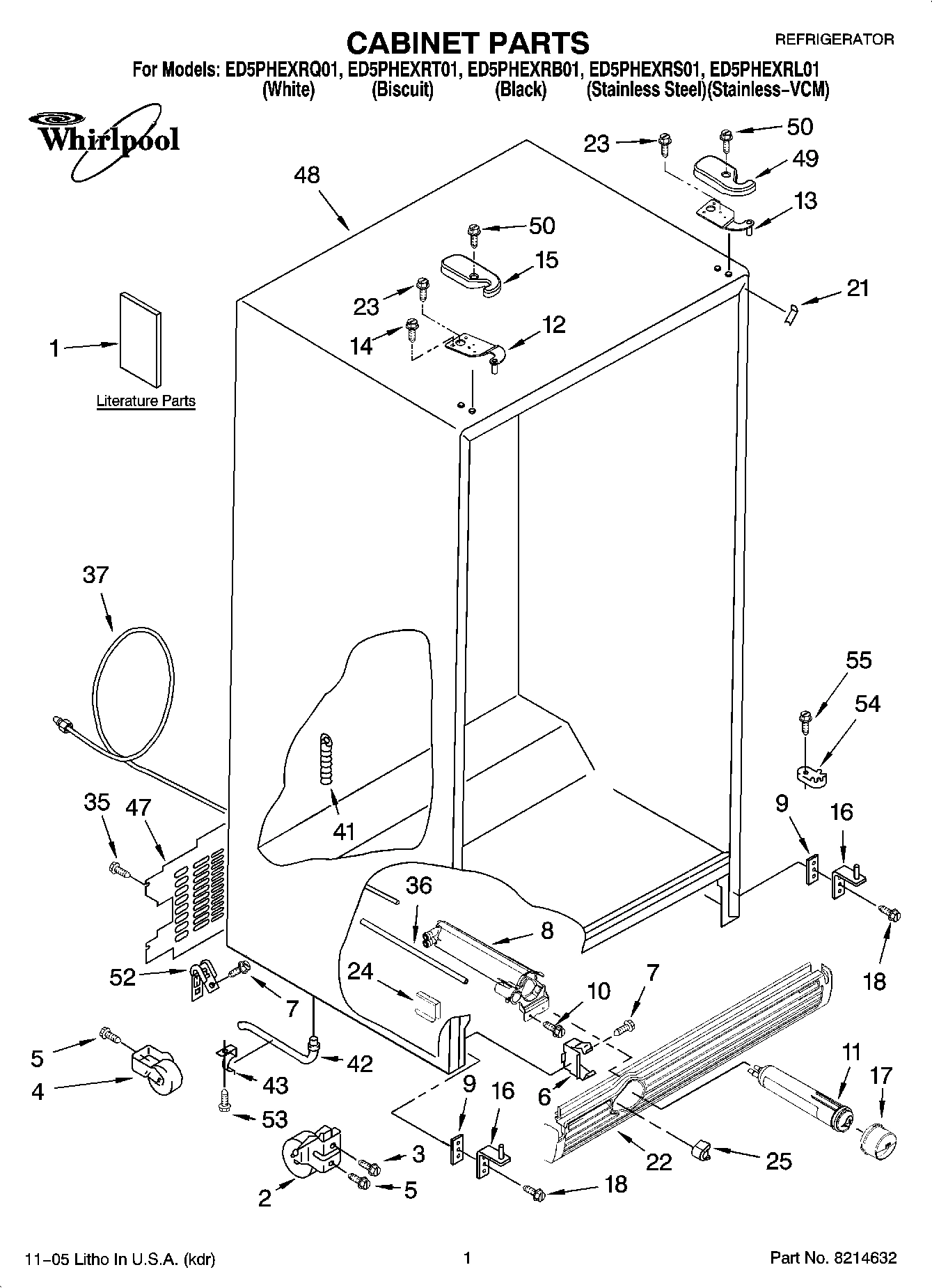 01 - CABINET PARTS