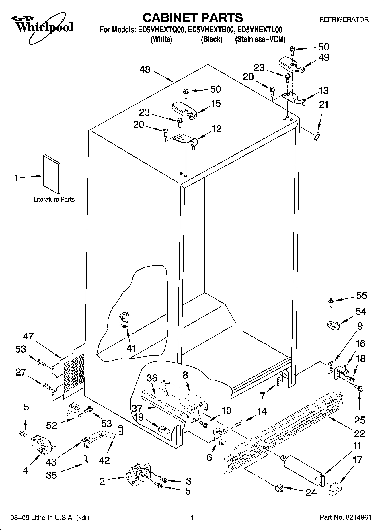 01 - CABINET PARTS