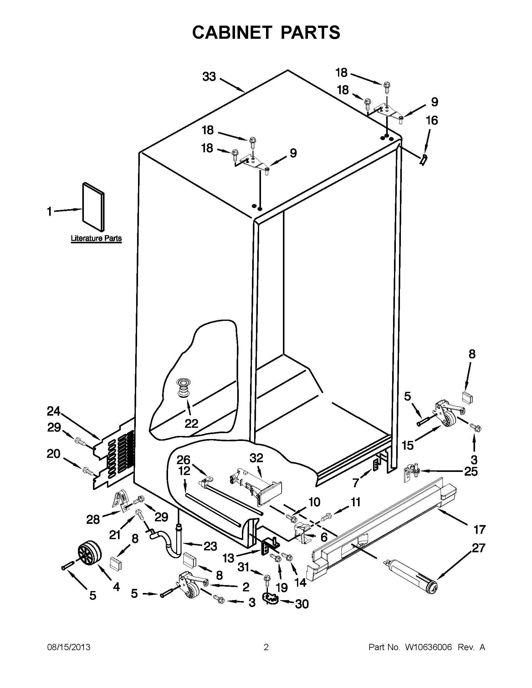 01 - CABINET PARTS