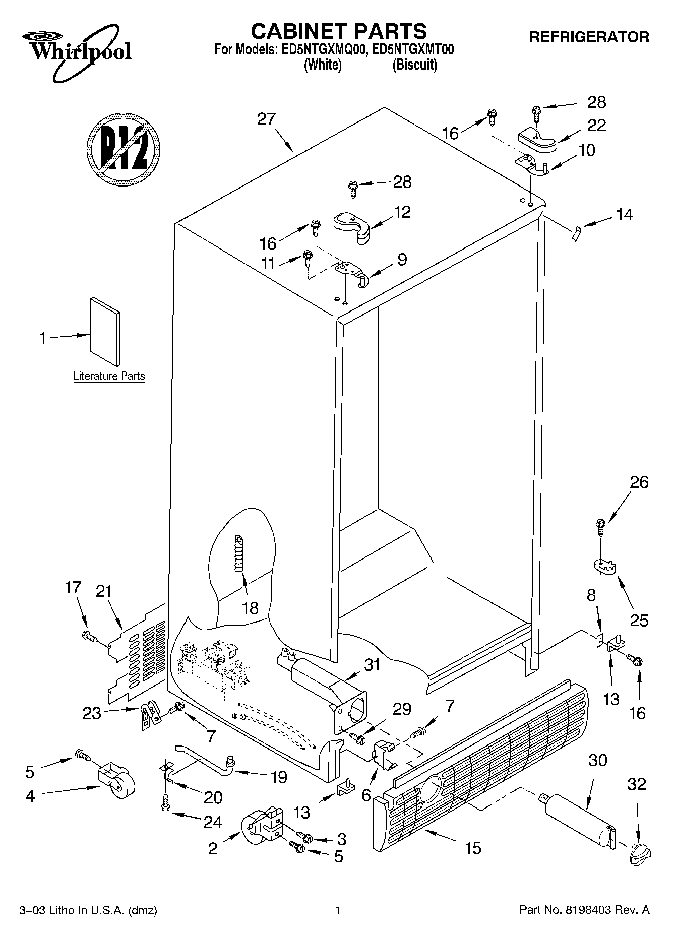 01 - CABINET PARTS