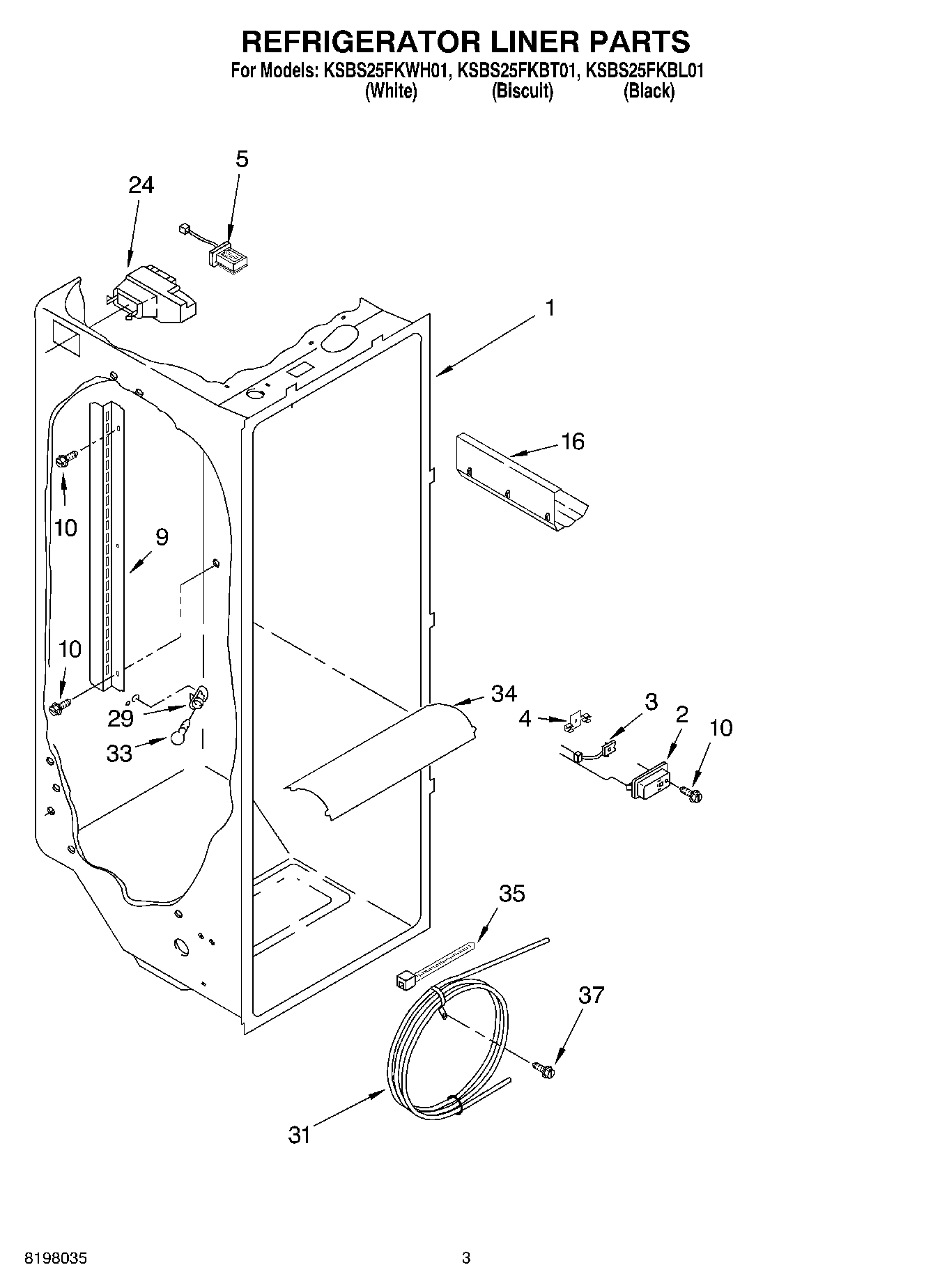 02 - REFRIGERATOR LINER