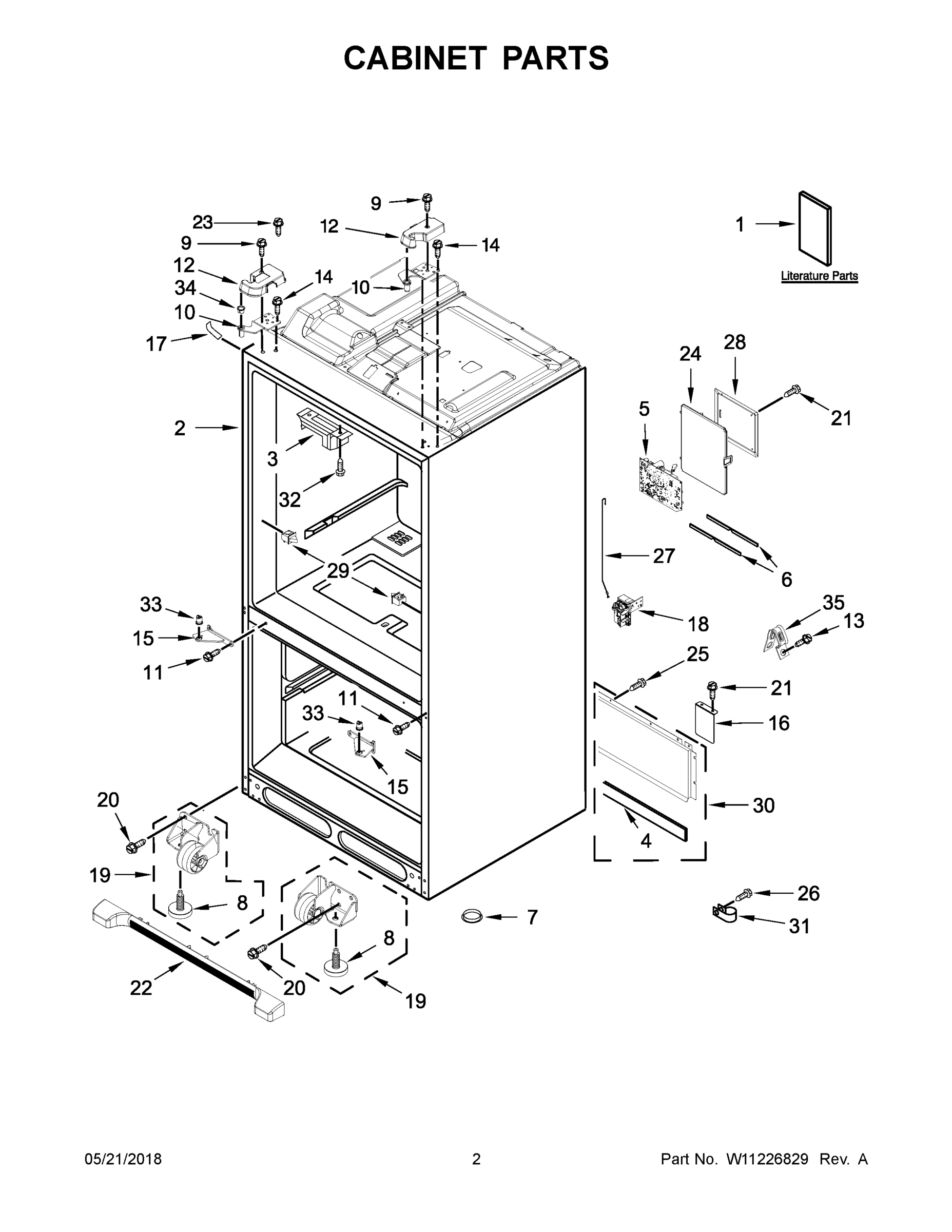 02 - CABINET PARTS