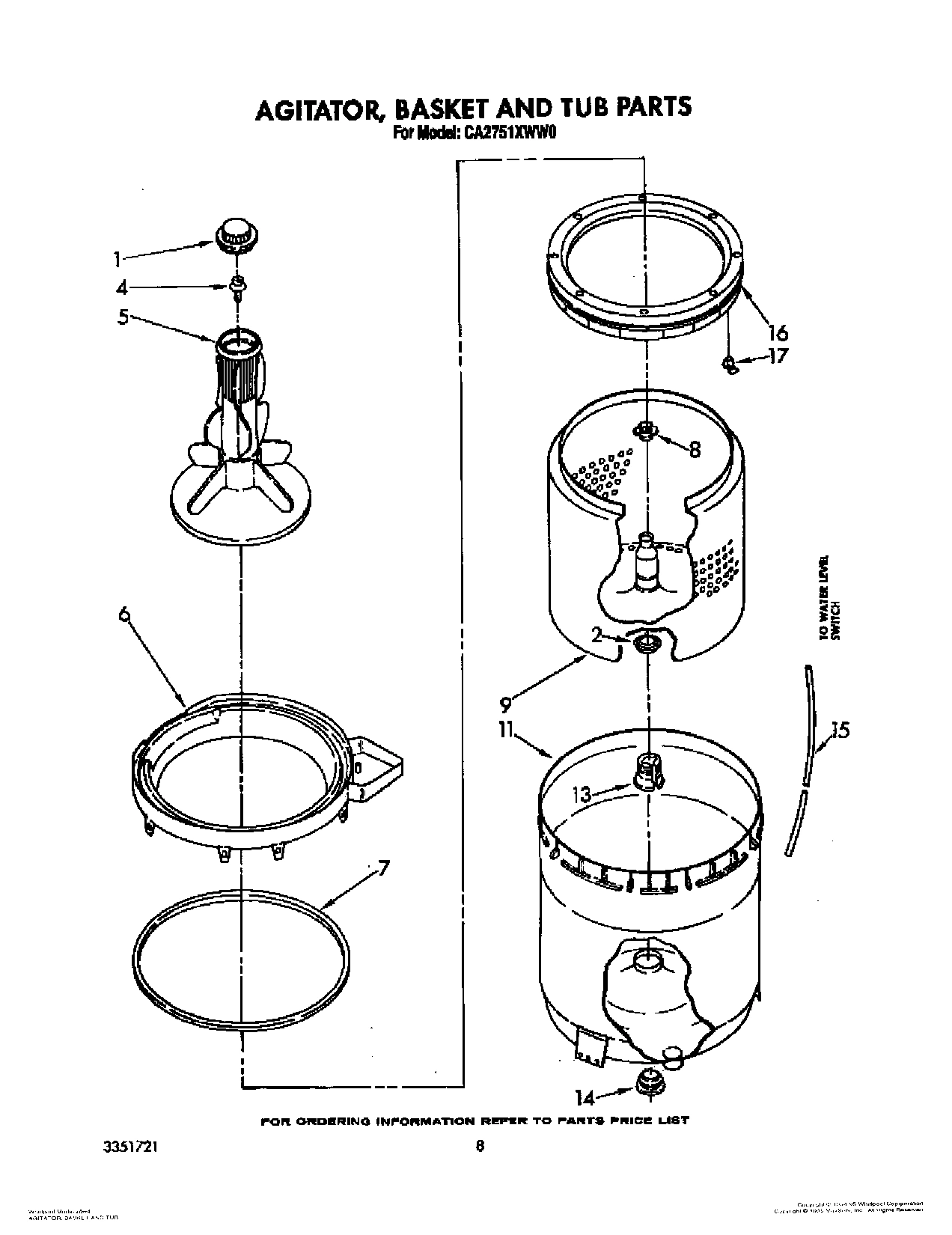 06 - AGITATOR, BASKET AND TUB