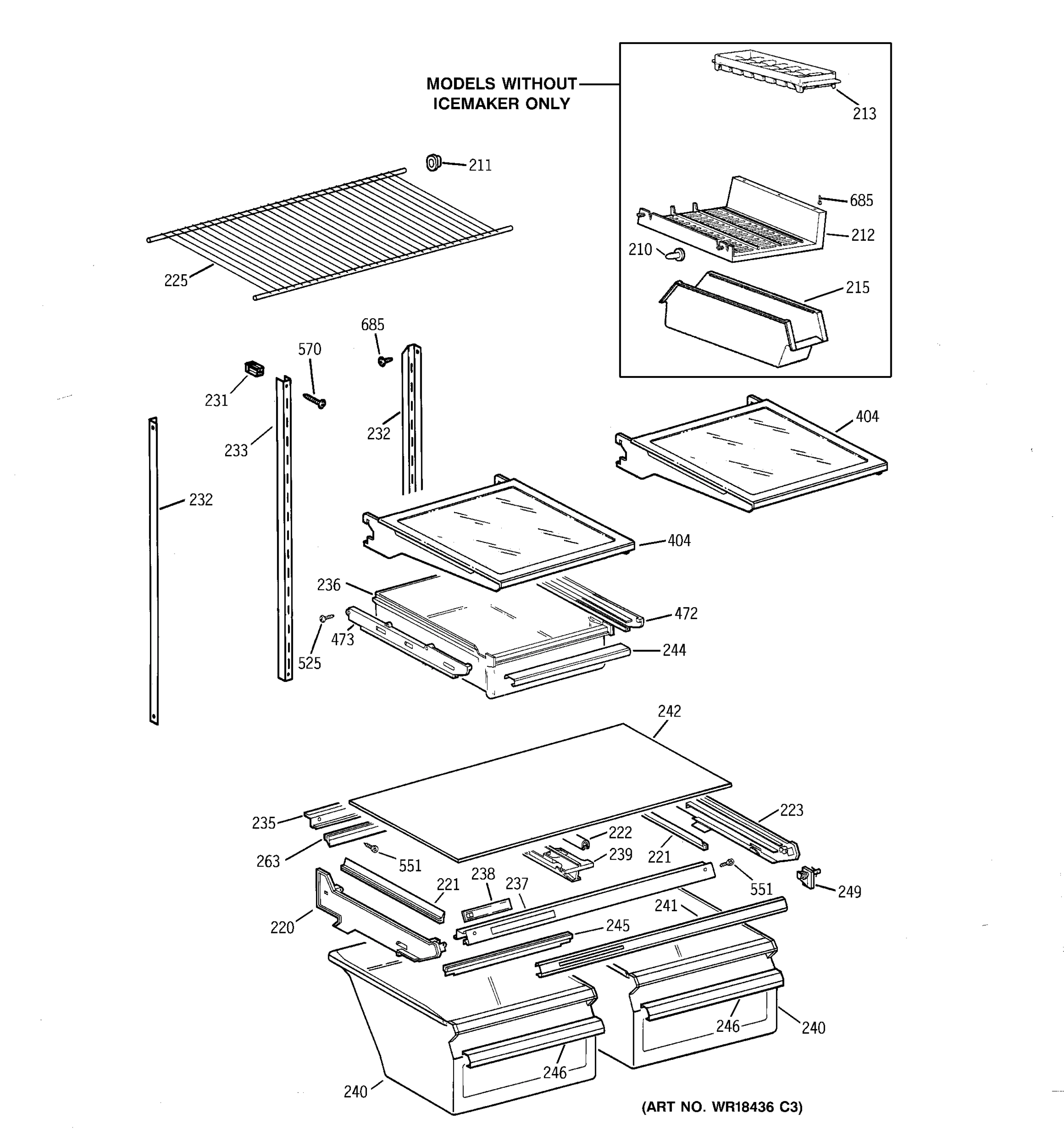 SHELF PARTS