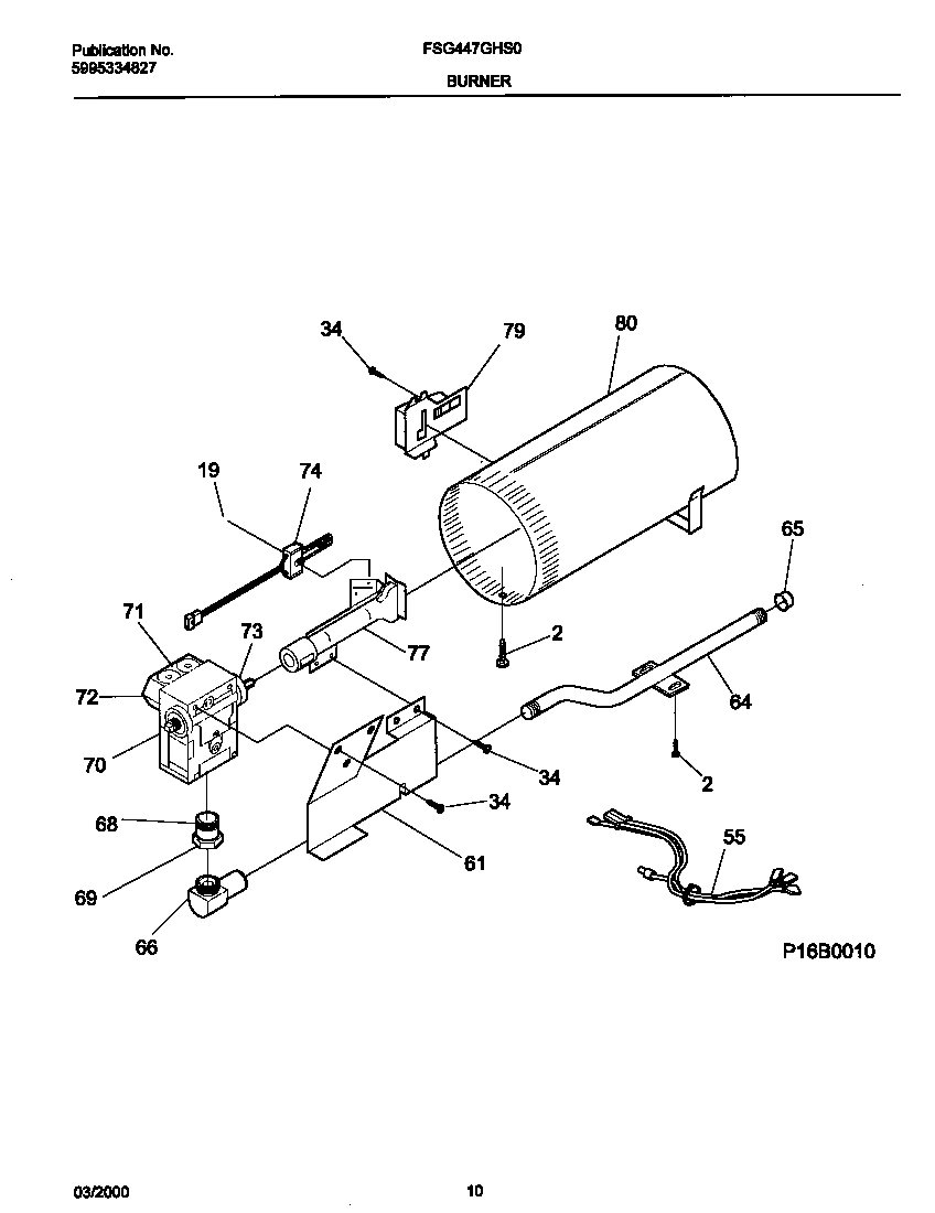 06 - P16B0010 BURNER,VALVE