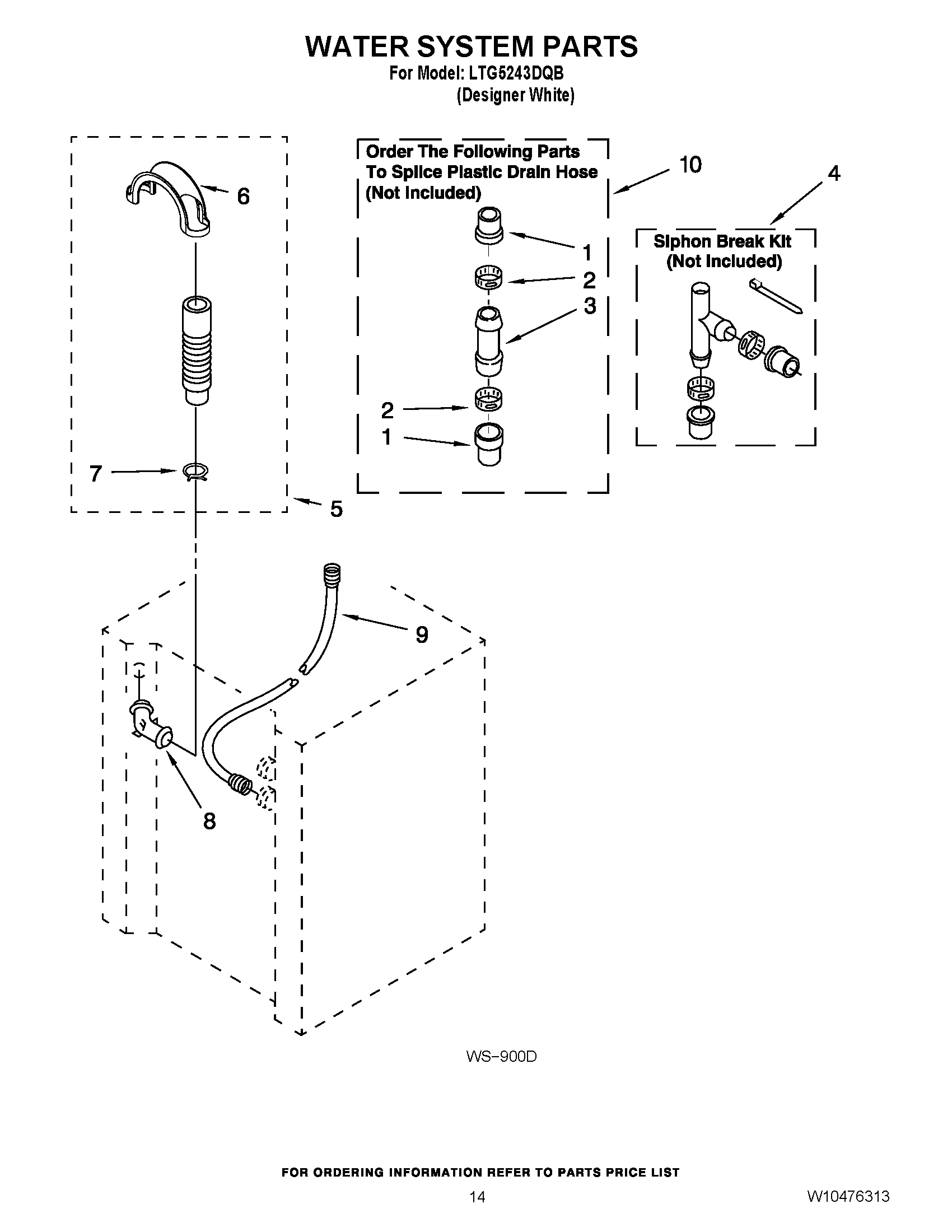 11 - WATER SYSTEM PARTS
