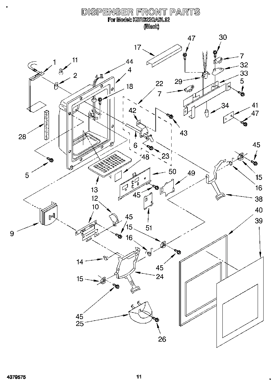 07 - DISPENSER FRONT