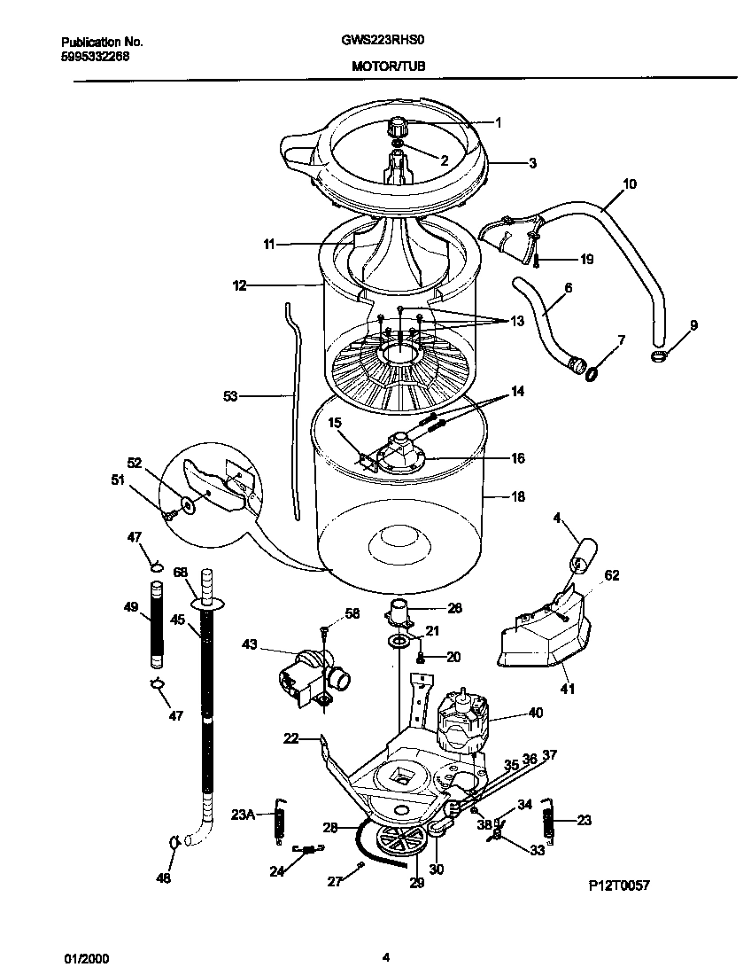 03 - P12T0057 WSHR MTR,HOSE