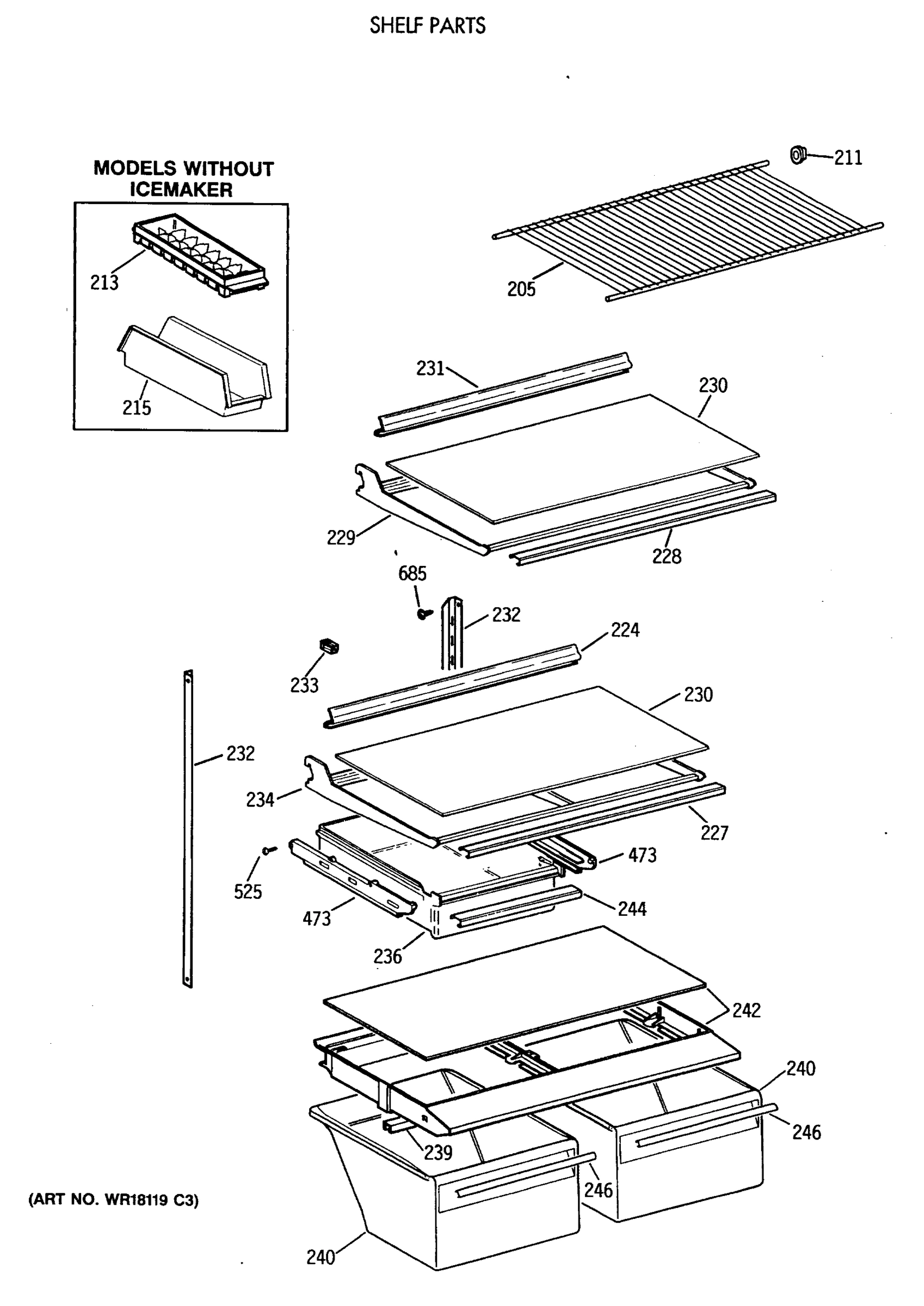 SHELF PARTS