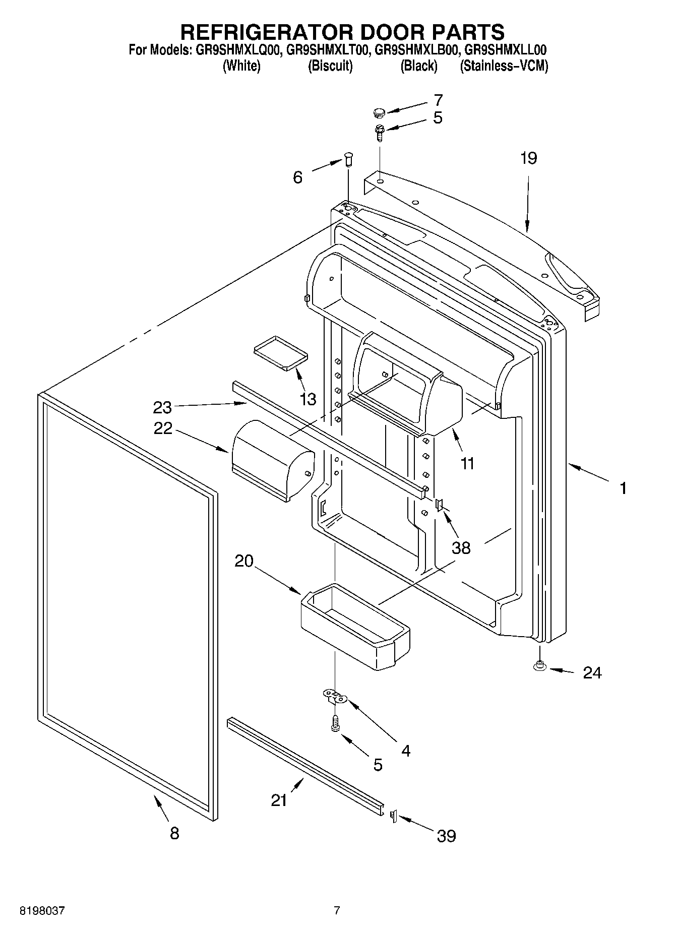 04 - REFRIGERATOR DOOR