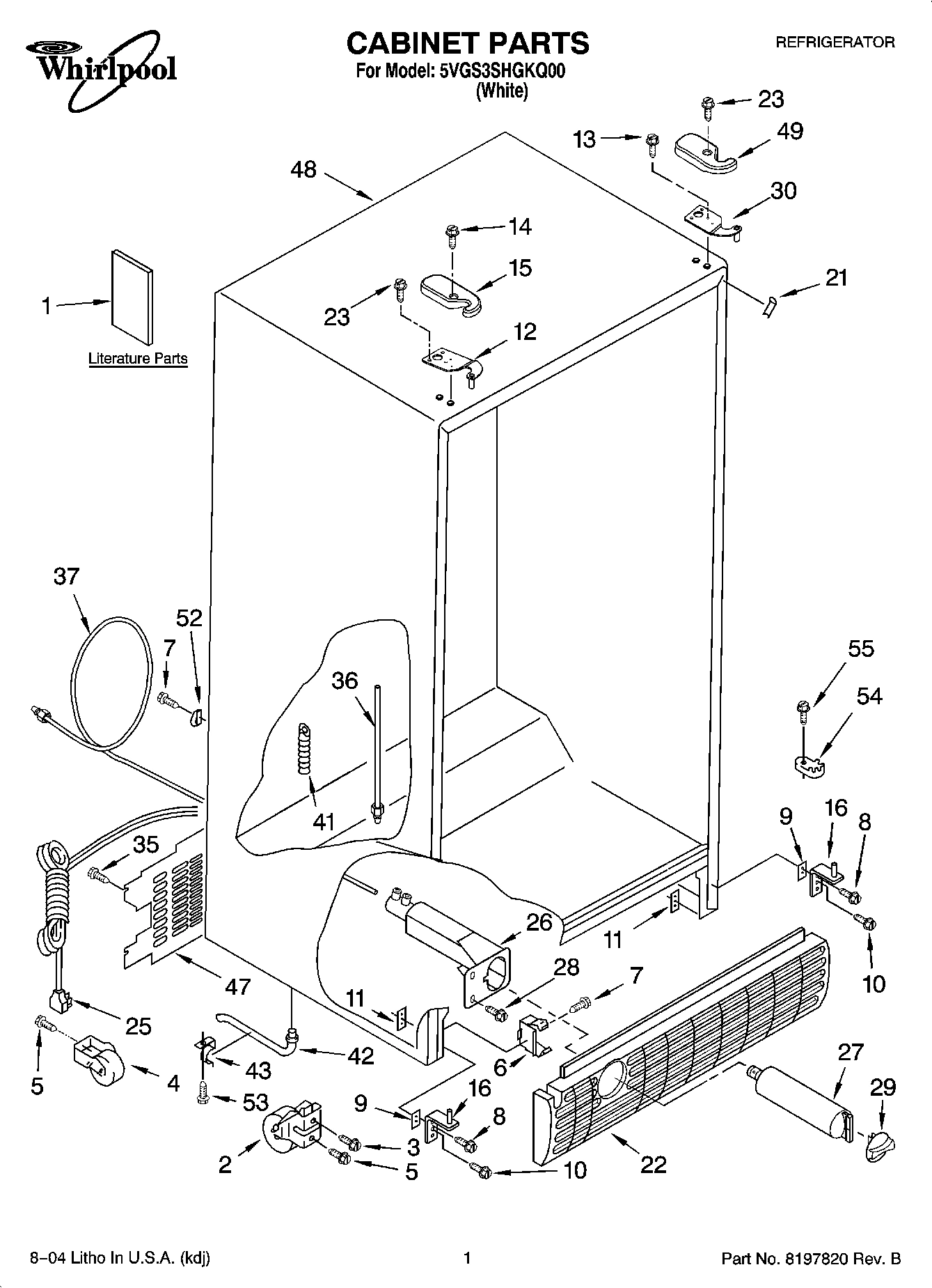 01 - CABINET PARTS
