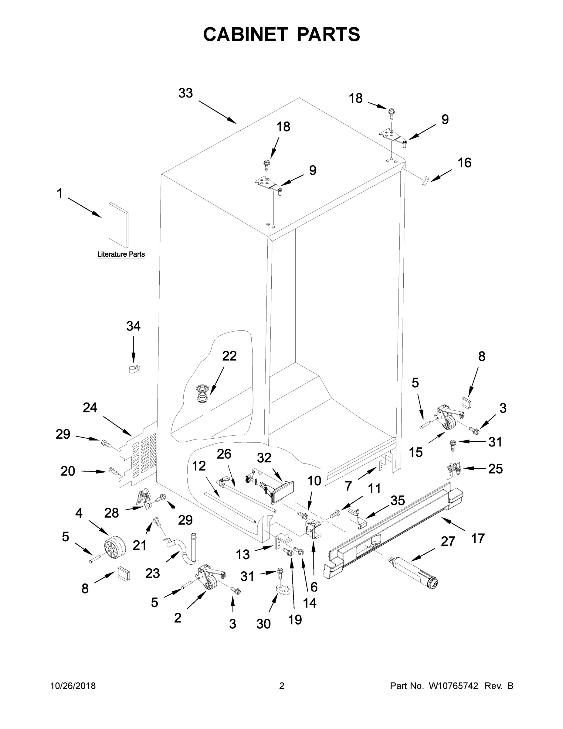 02 - CABINET PARTS