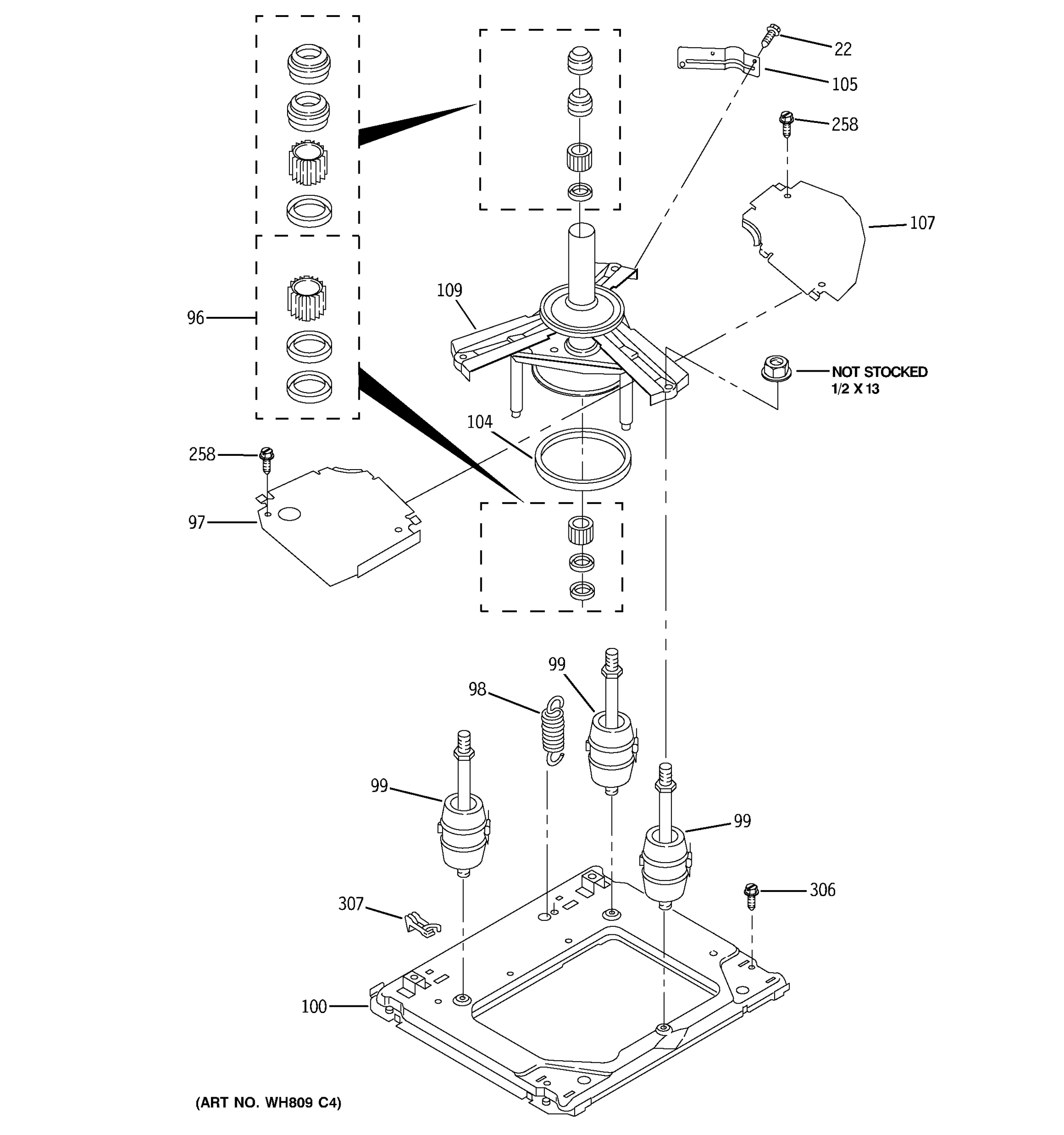 MACHINE BASE PARTS