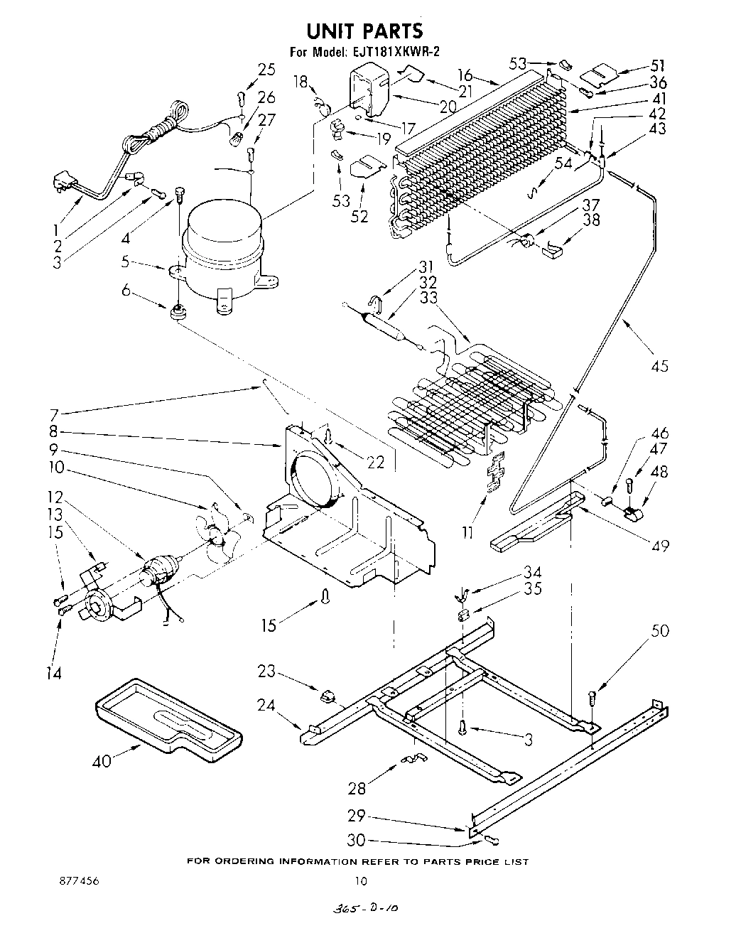 07 - UNIT , PARTS NOT ILLUSTRATED