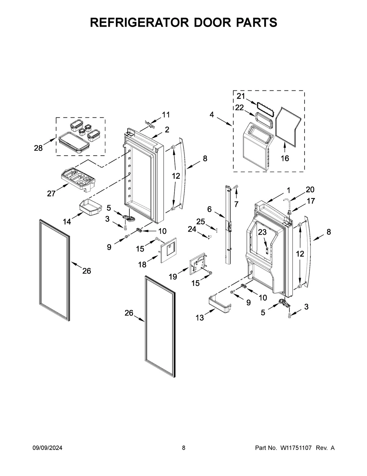 05 - REFRIGERATOR DOOR PARTS
