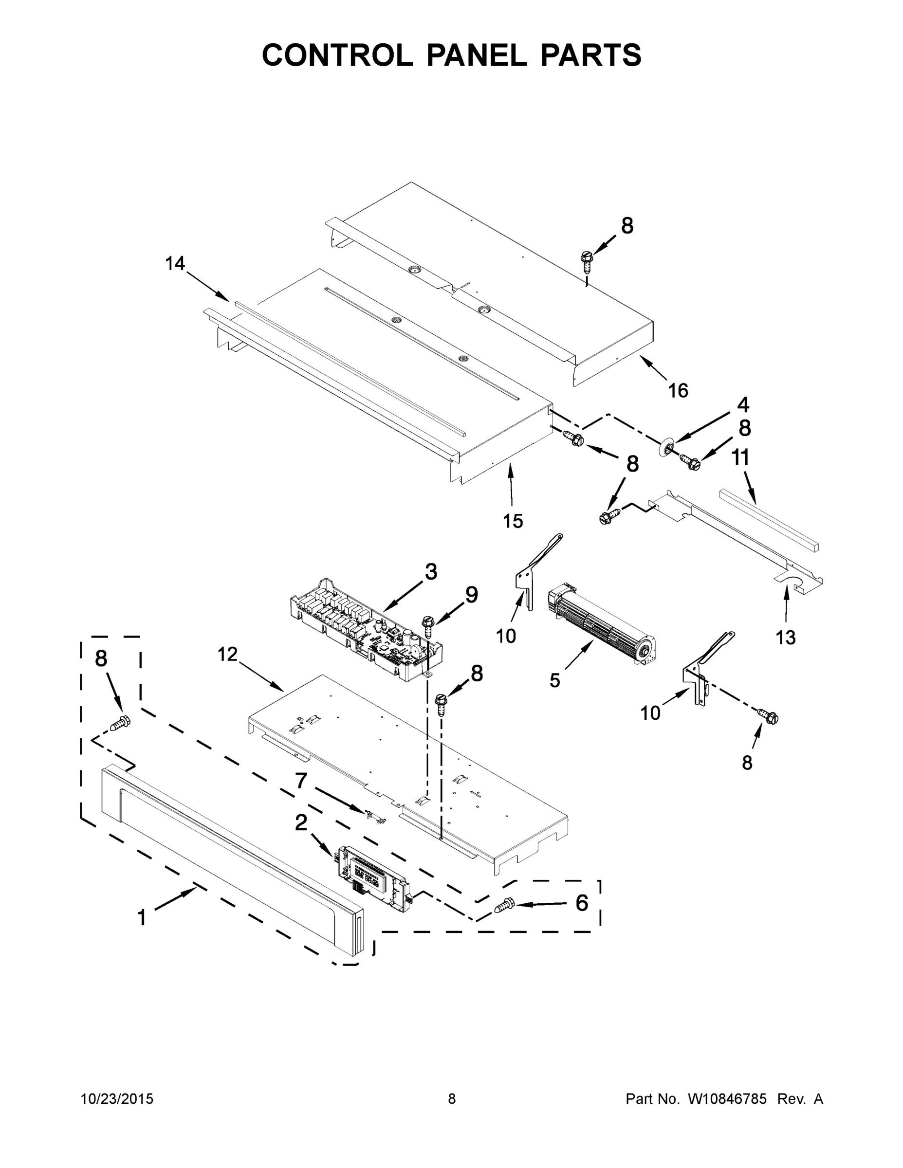 05 - CONTROL PANEL PARTS