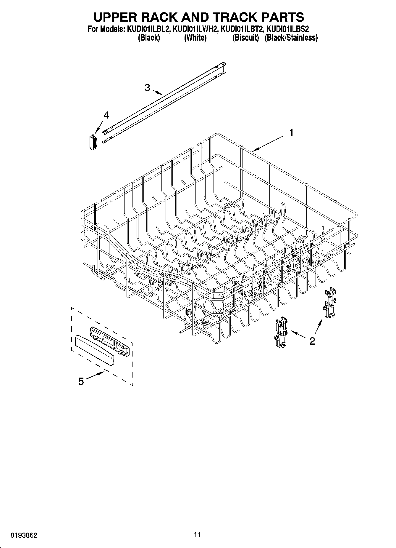 09 - UPPER RACK AND TRACK PARTS