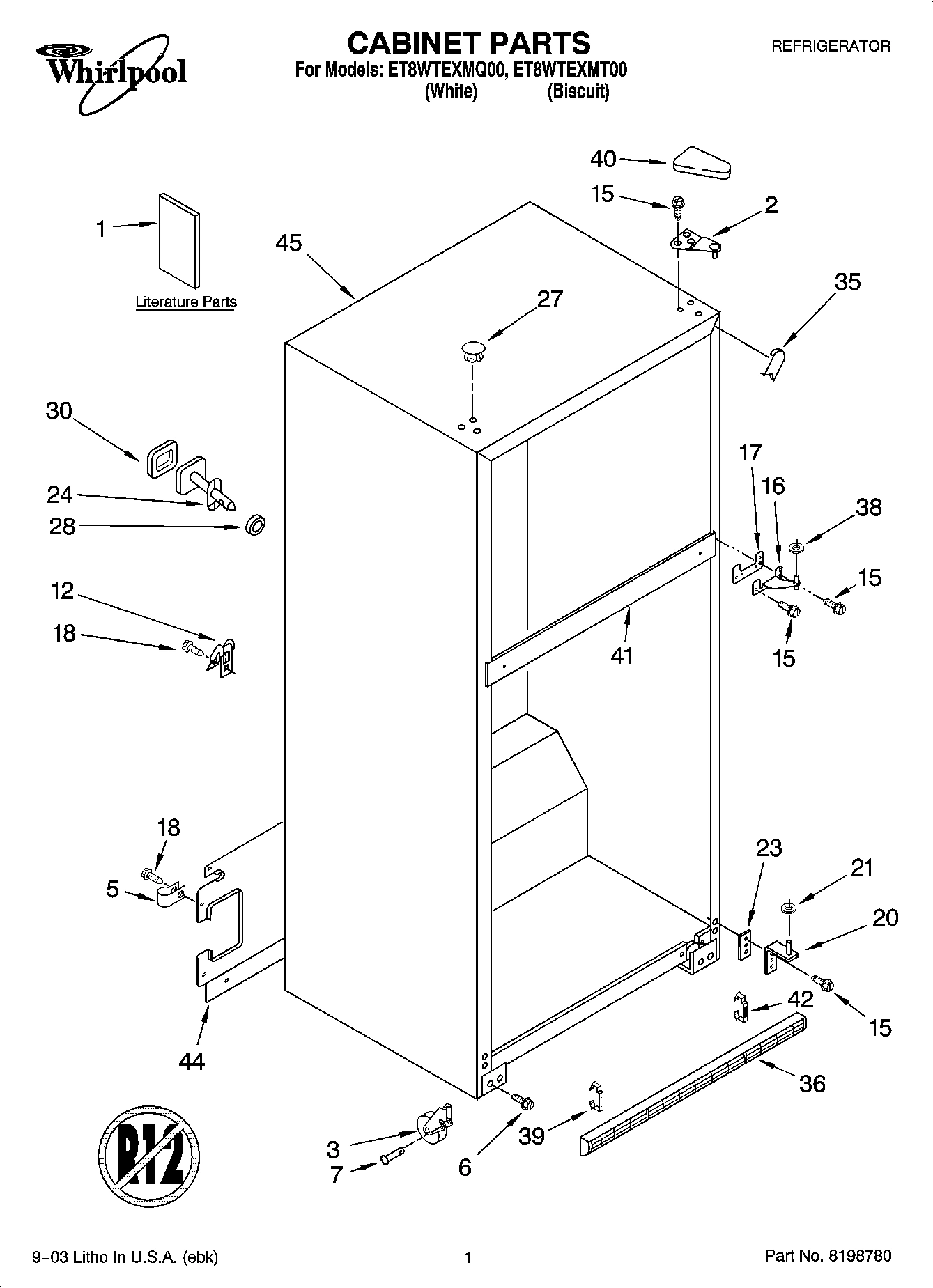 01 - CABINET PARTS