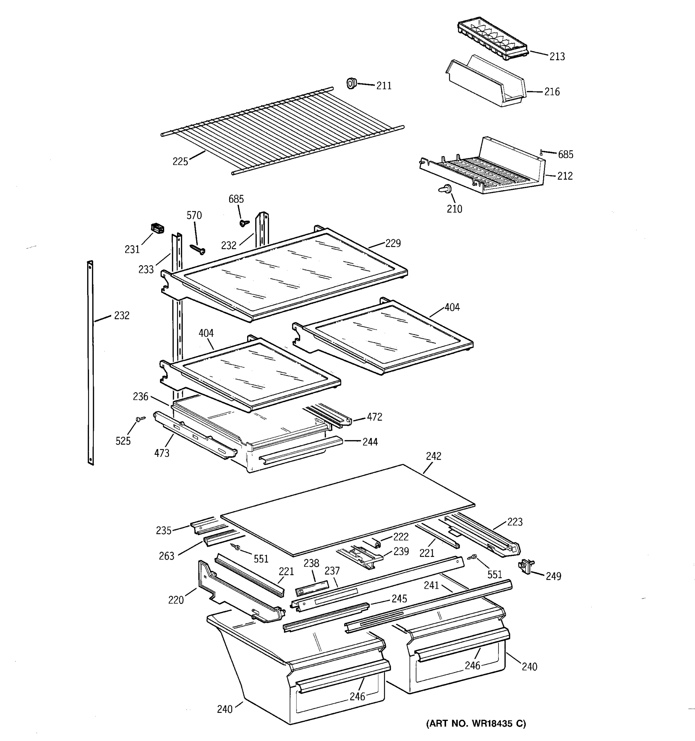 SHELF PARTS