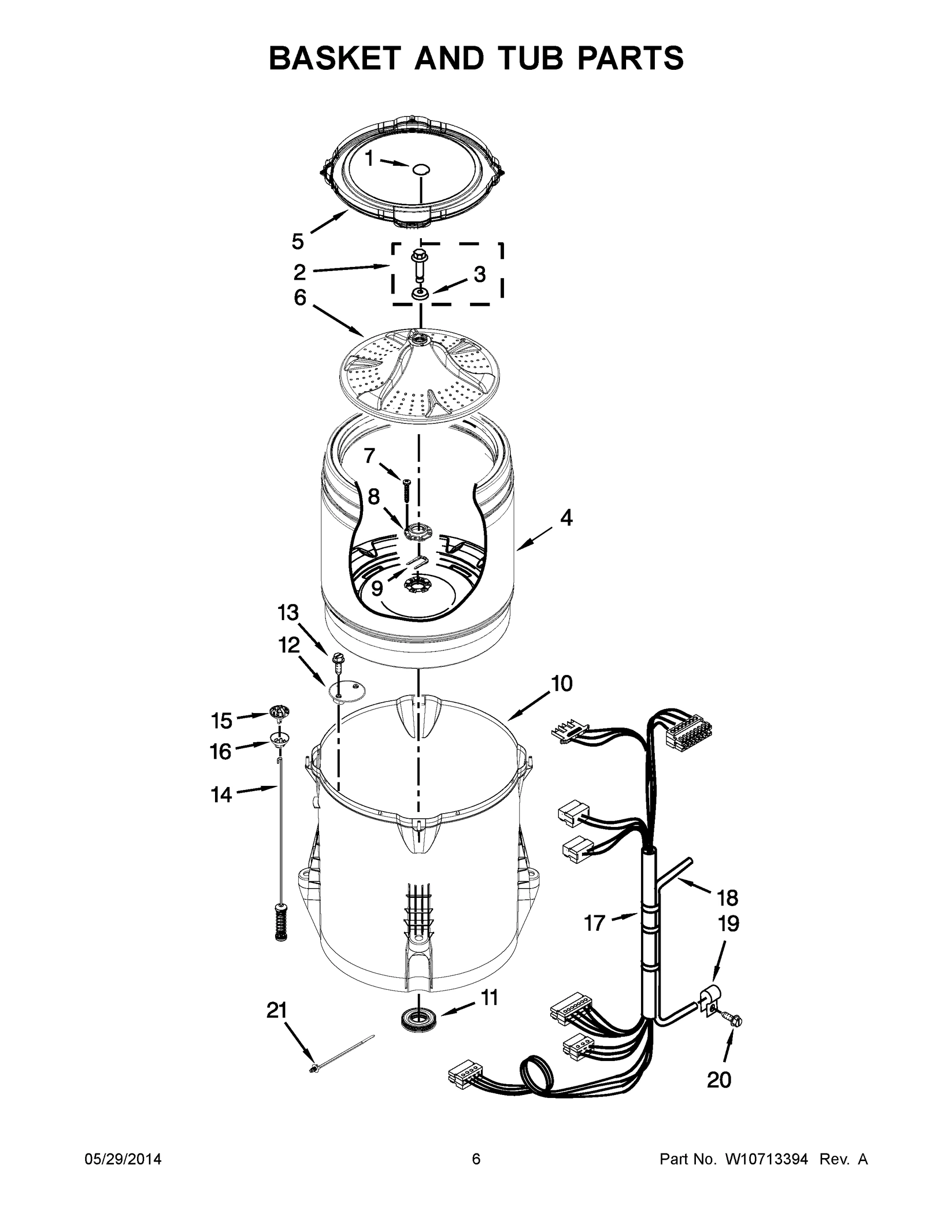 04 - BASKET AND TUB PARTS