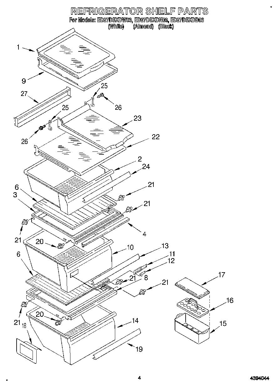 03 - REFRIGERATOR SHELF