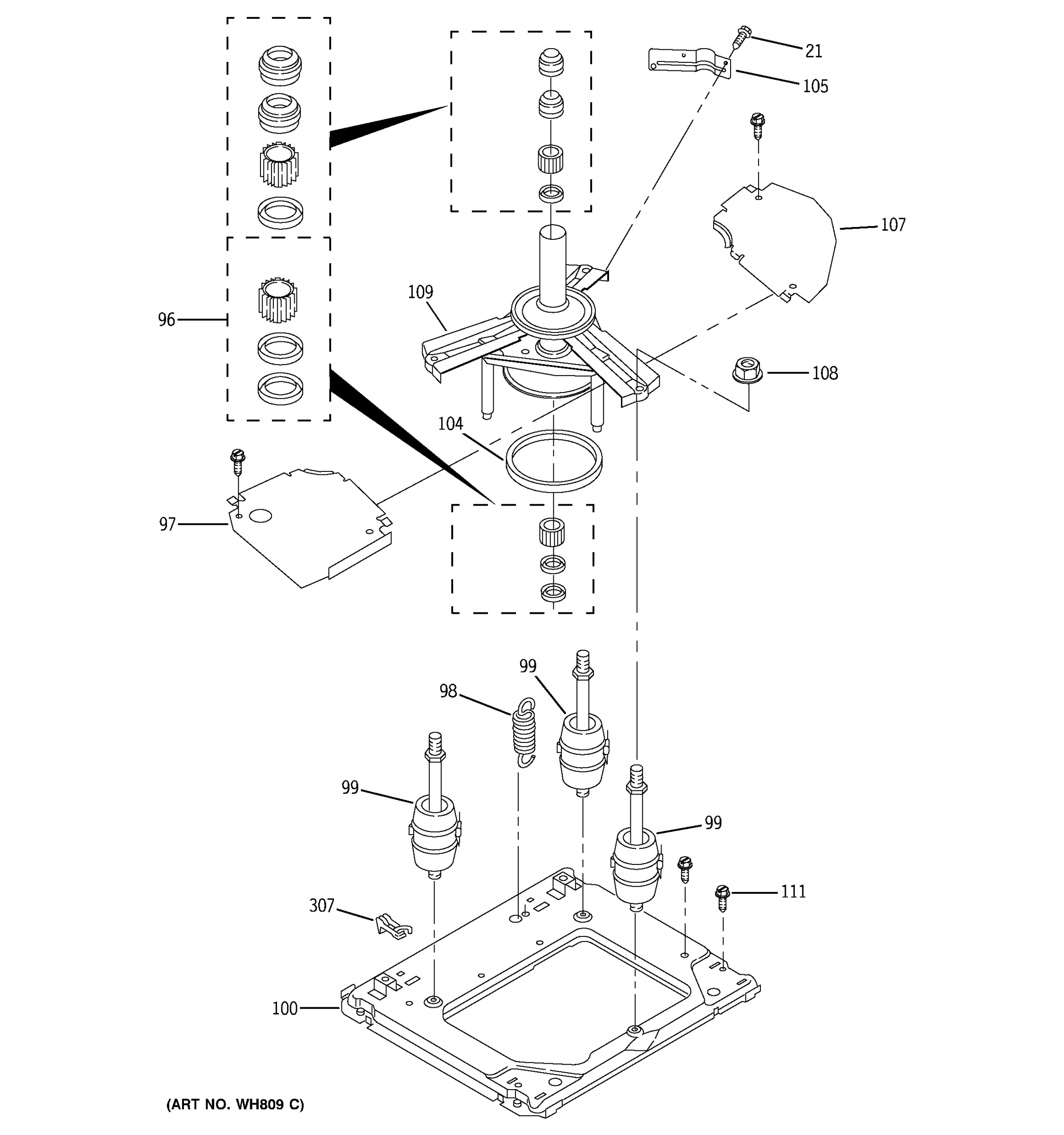 MACHINE BASE PARTS