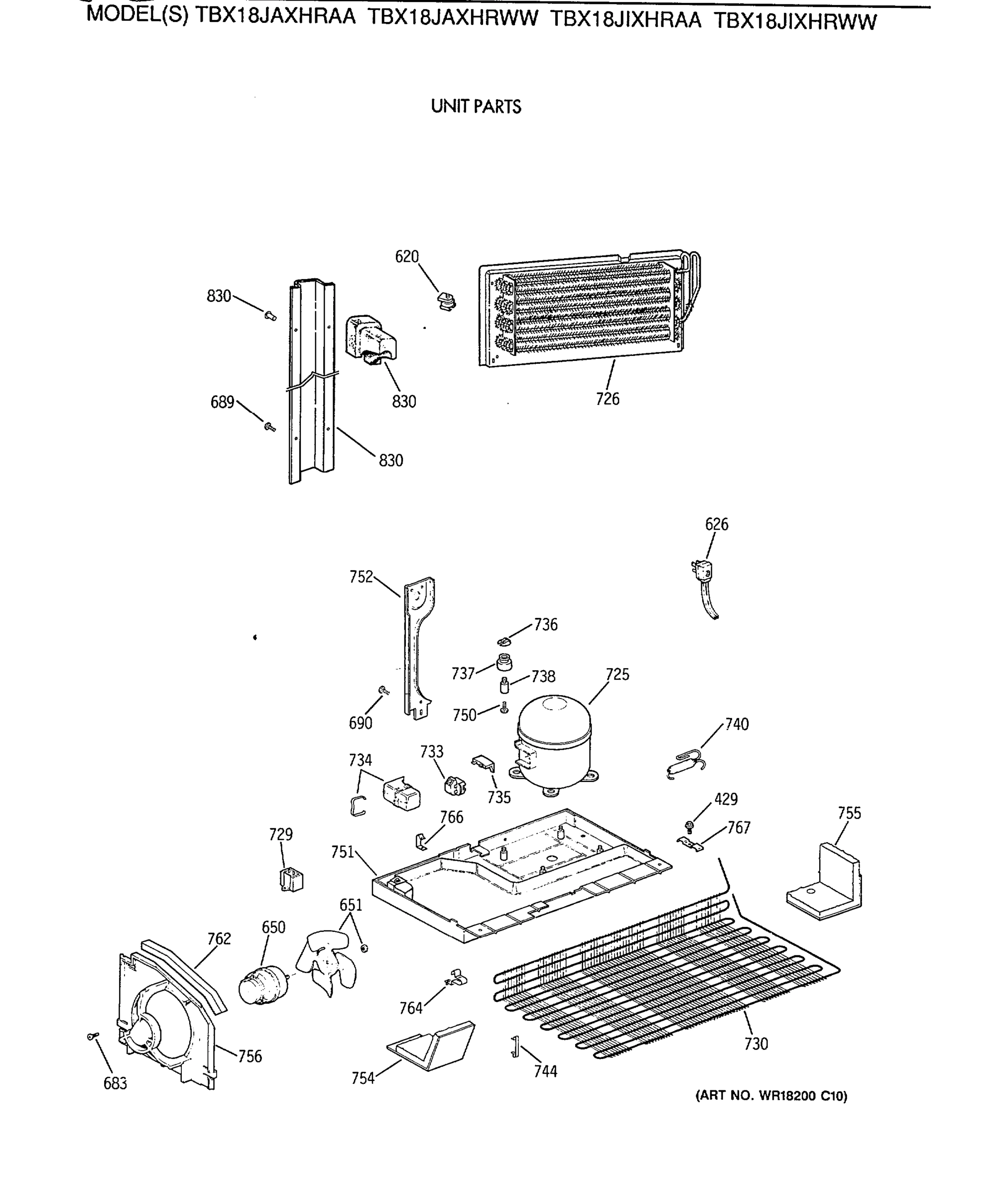 UNIT PARTS