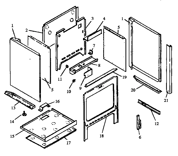 05 - OVEN CABINET ASSY