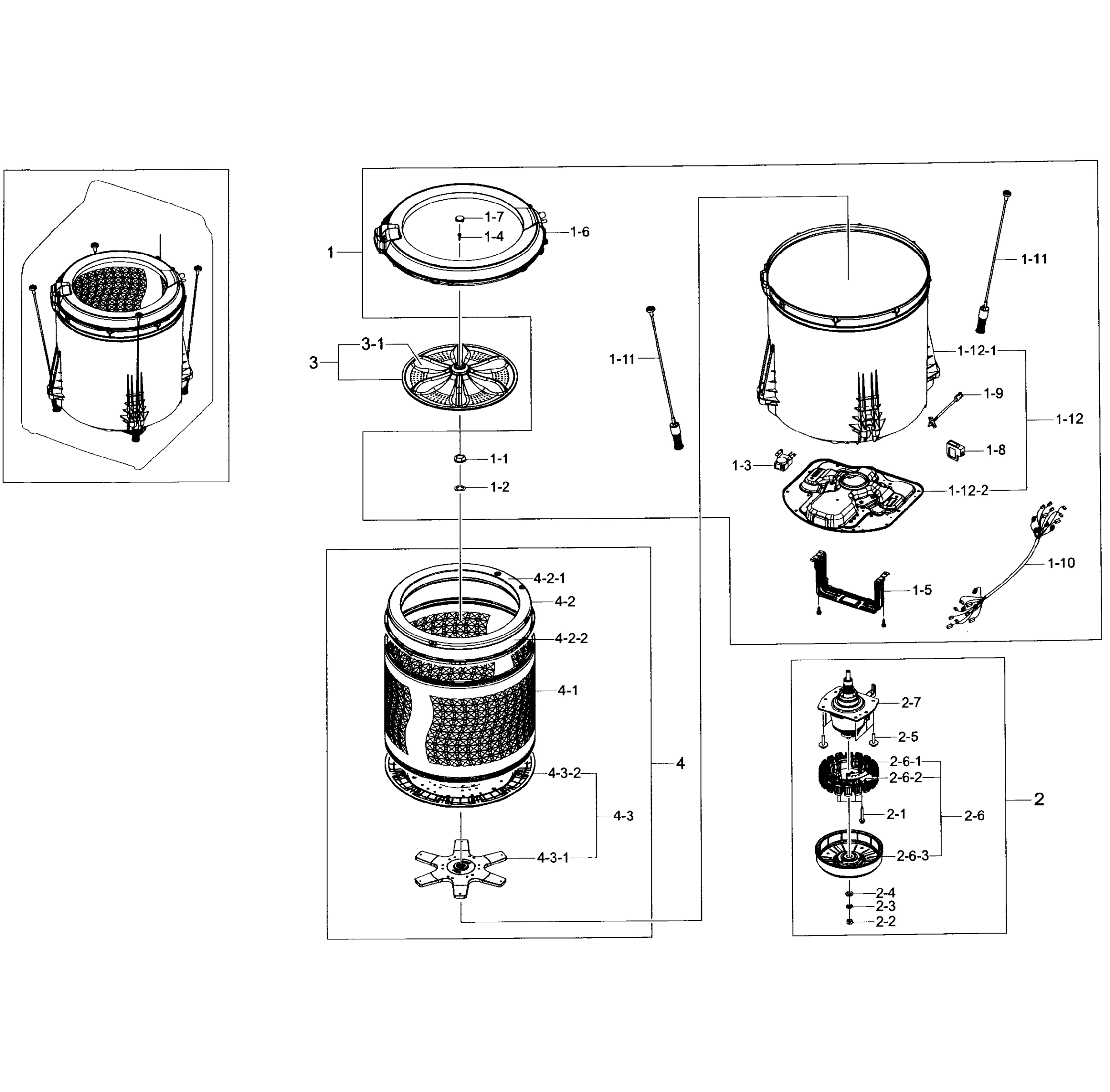Tub Section