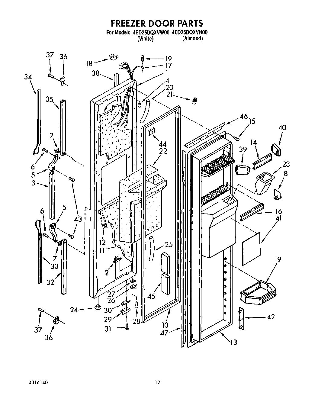 08 - FREEZER DOOR