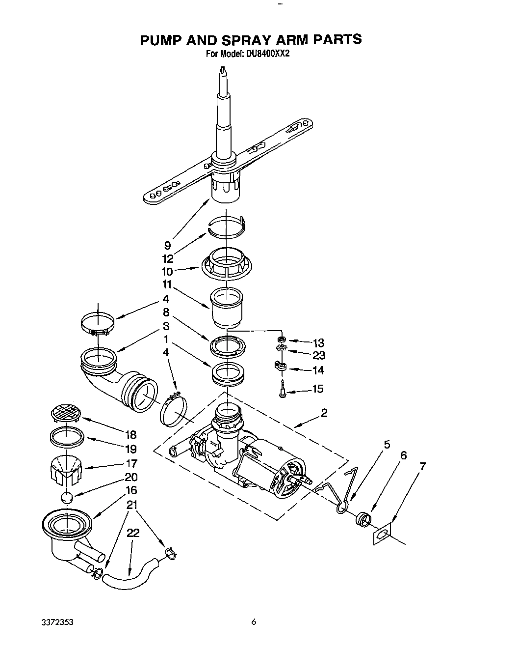 05 - PUMP AND SPRAY ARM