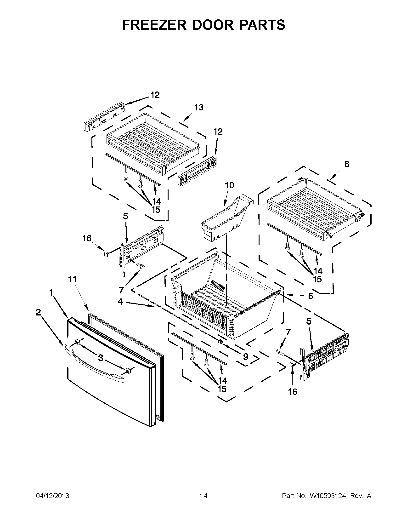 07 - FREEZER DOOR PARTS