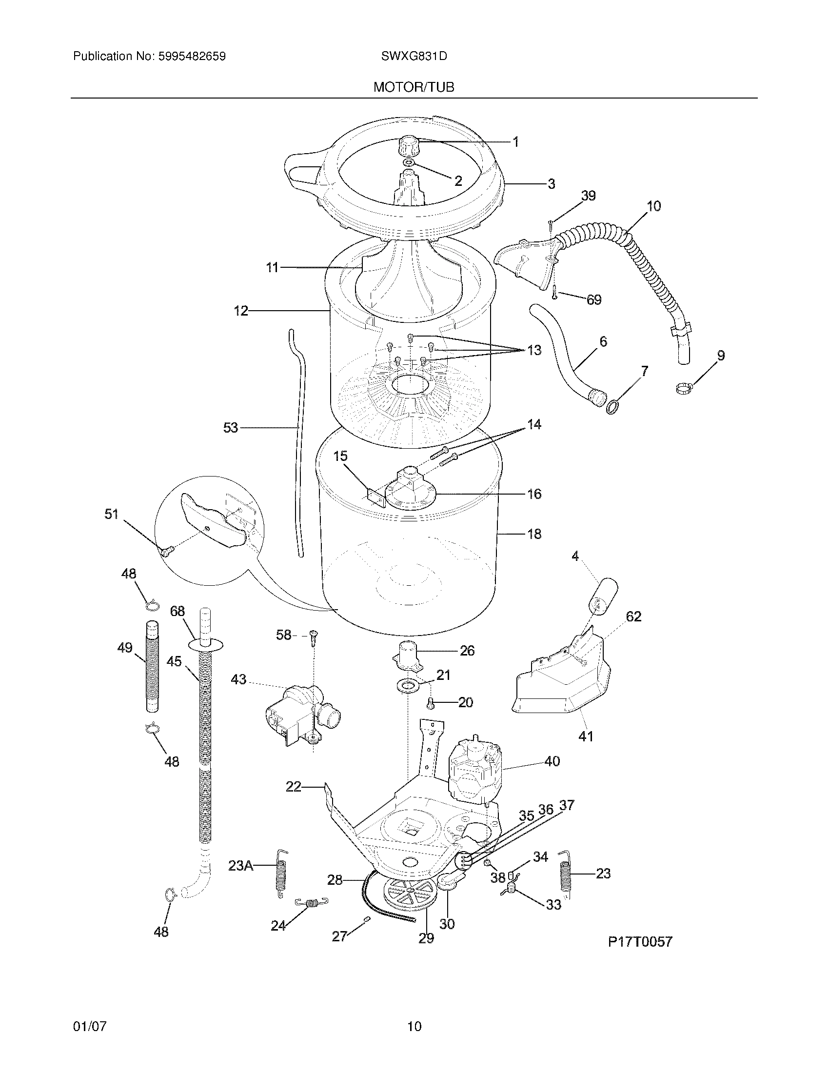 11 - MOTOR/TUB