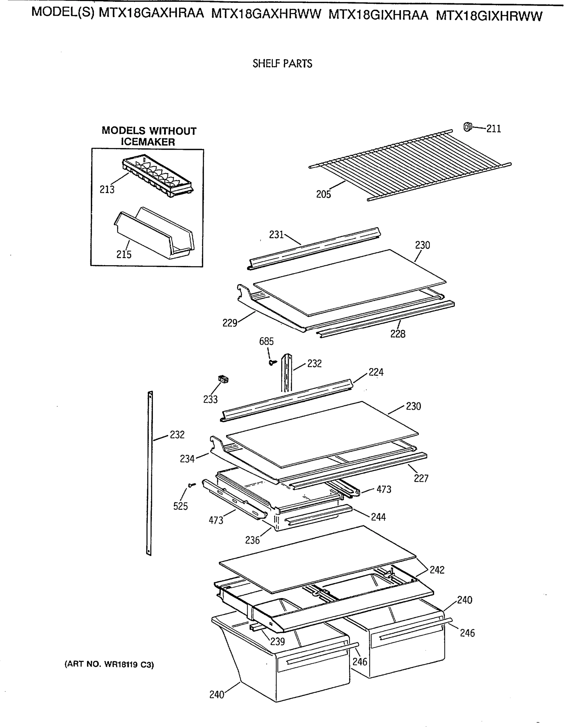 SHELF PARTS