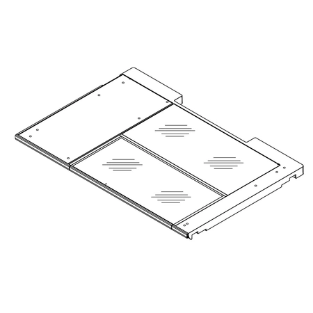 W10906770 Whirlpool Refrigerator Glass Shelf