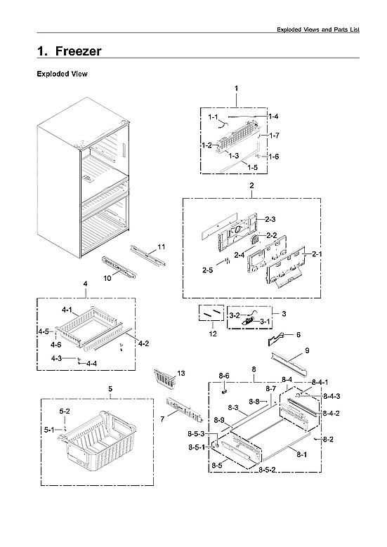 FREEZER PARTS
