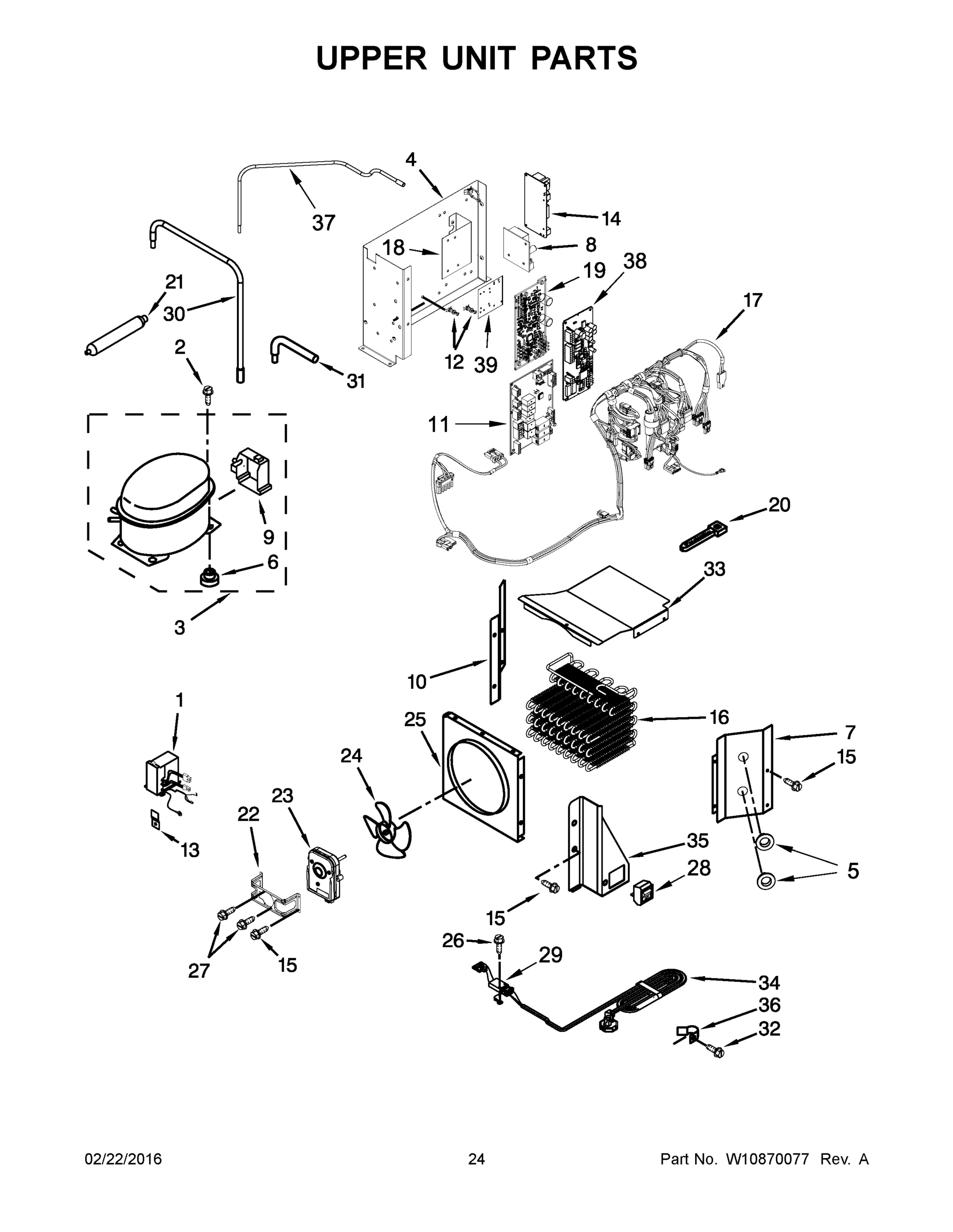 13 - UPPER UNIT PARTS