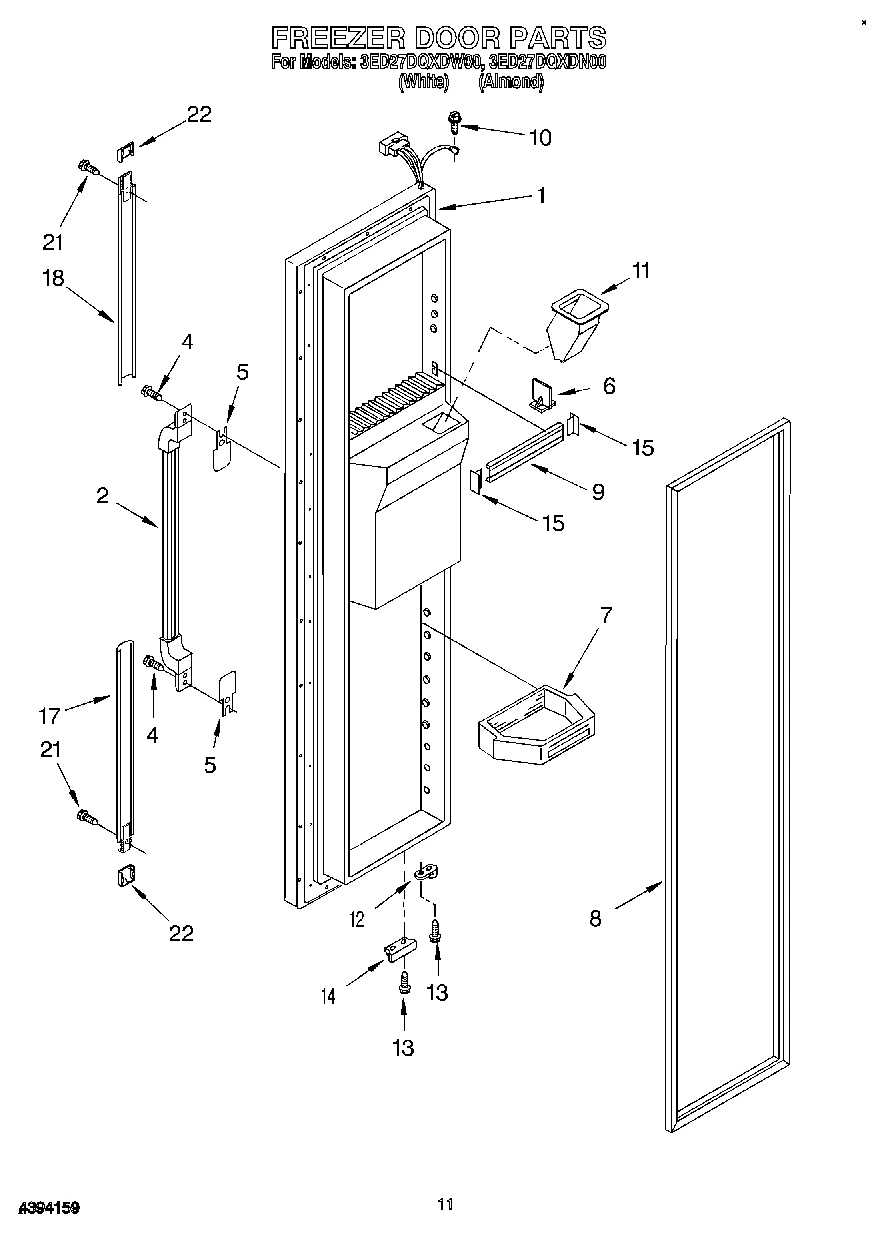 07 - FREEZER DOOR